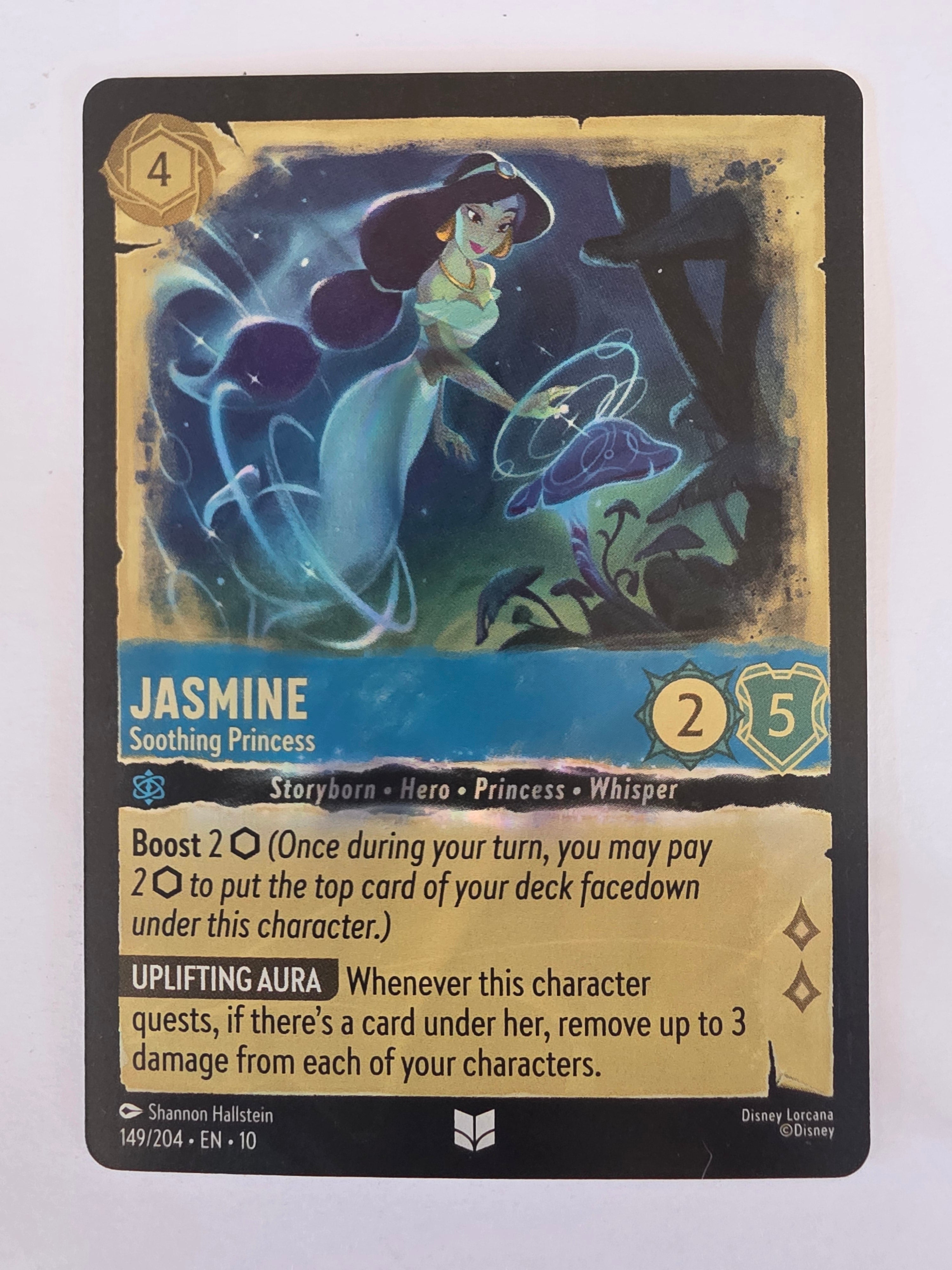 Lorcana Whispers in the Well #149/204 COLDFOIL Jasmine - Soothing Princess | Uncommon