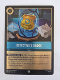 Lorcana Whispers in the Well #166/204 COLDFOIL Detective's Badge | Common