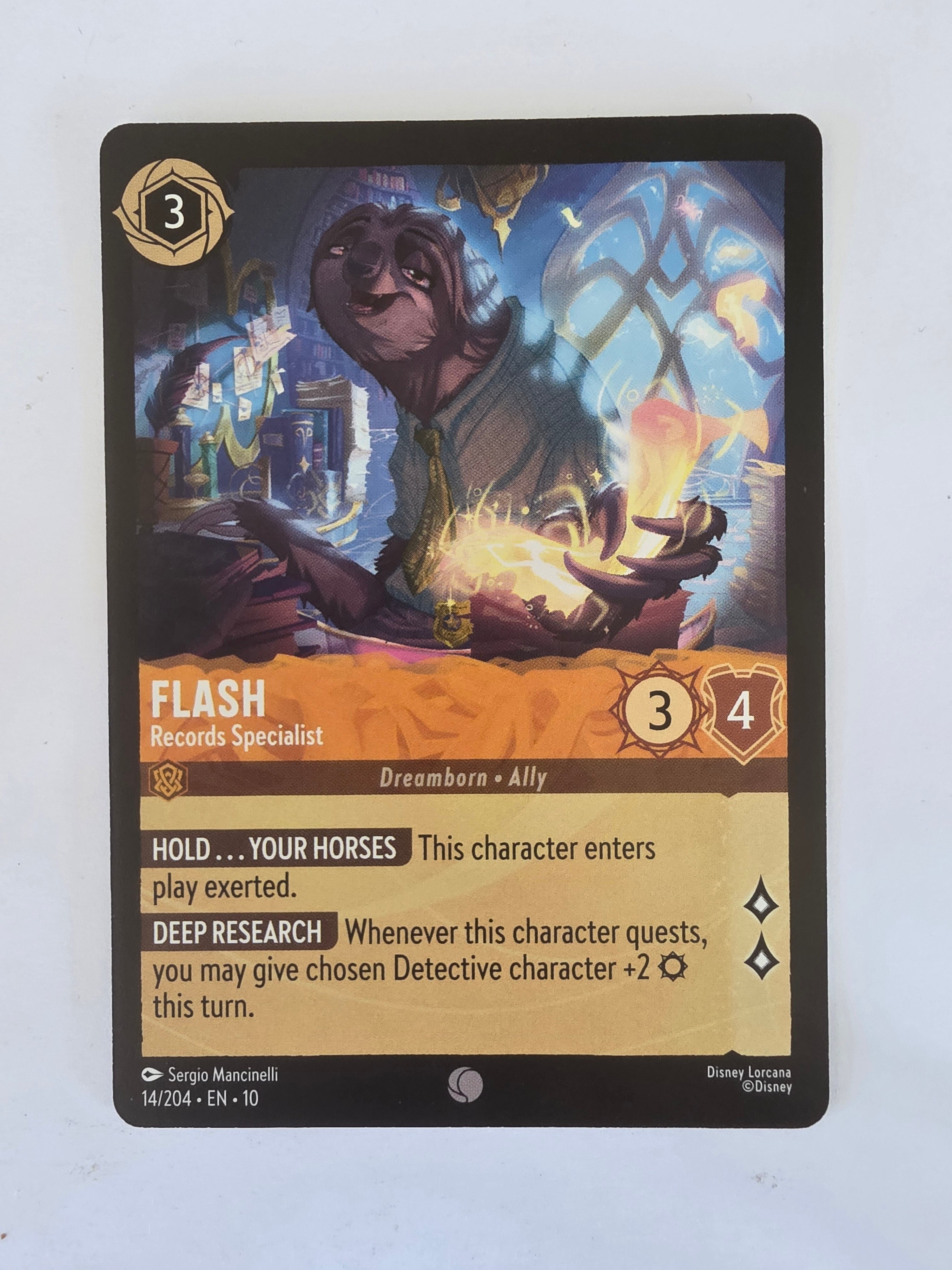 Lorcana Whispers in the Well #14/204 Flash - Record Specialist | Common