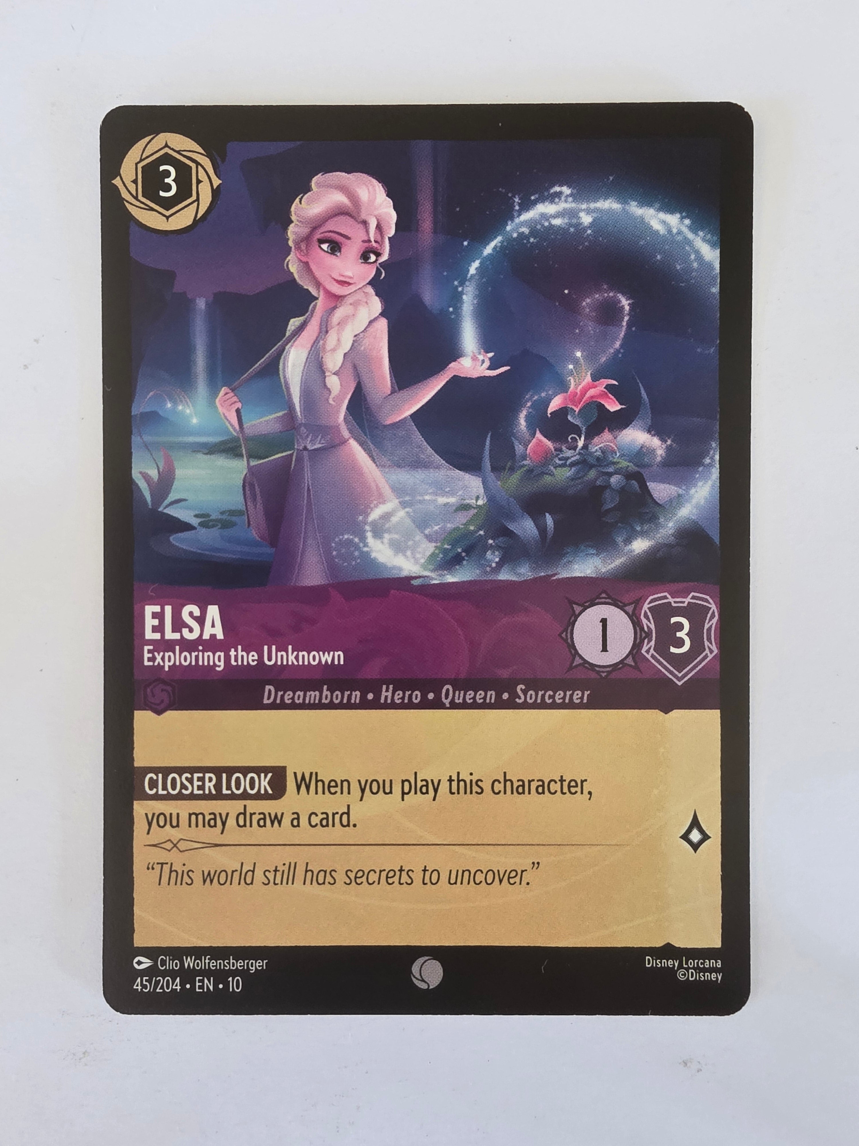 Lorcana Whispers in the Well #45/204 Elsa - Exploring the Unknown | Common