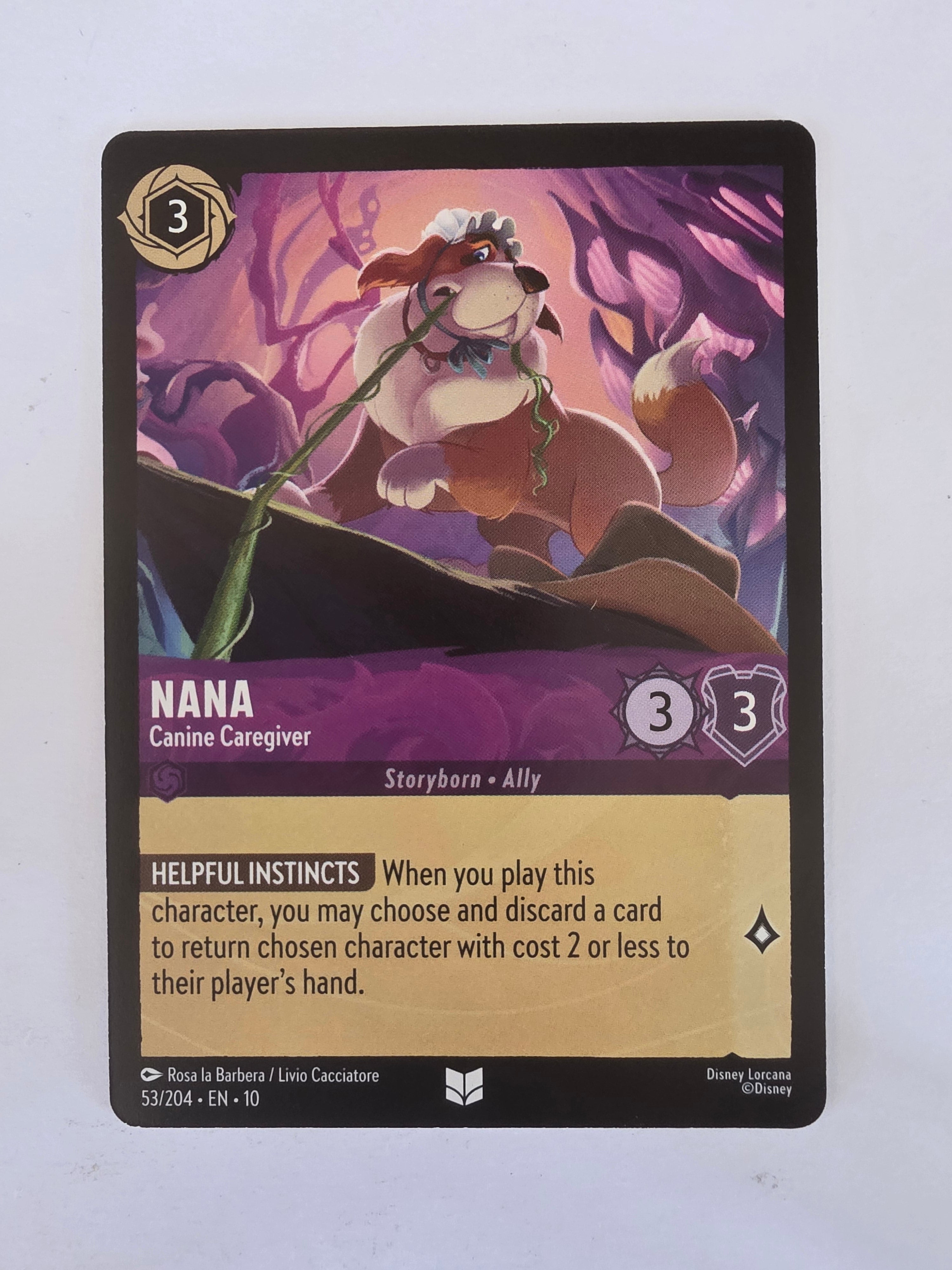 Lorcana Whispers in the Well #53/204 Nana - Canine Cargiver | Uncommon