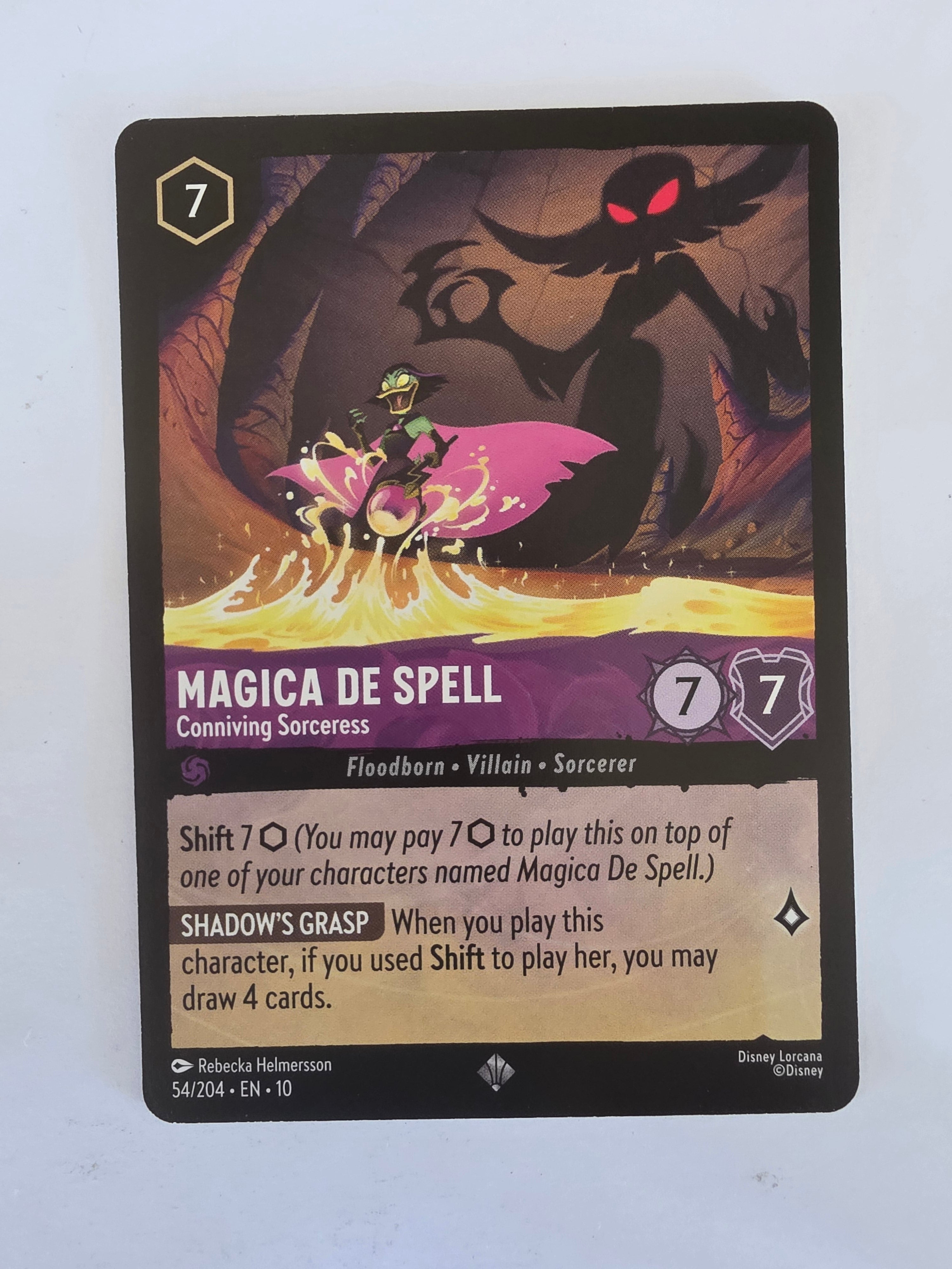 Lorcana Whispers in the Well #54/204 Magica De Spell - Conniving Sorceress | Super Rare