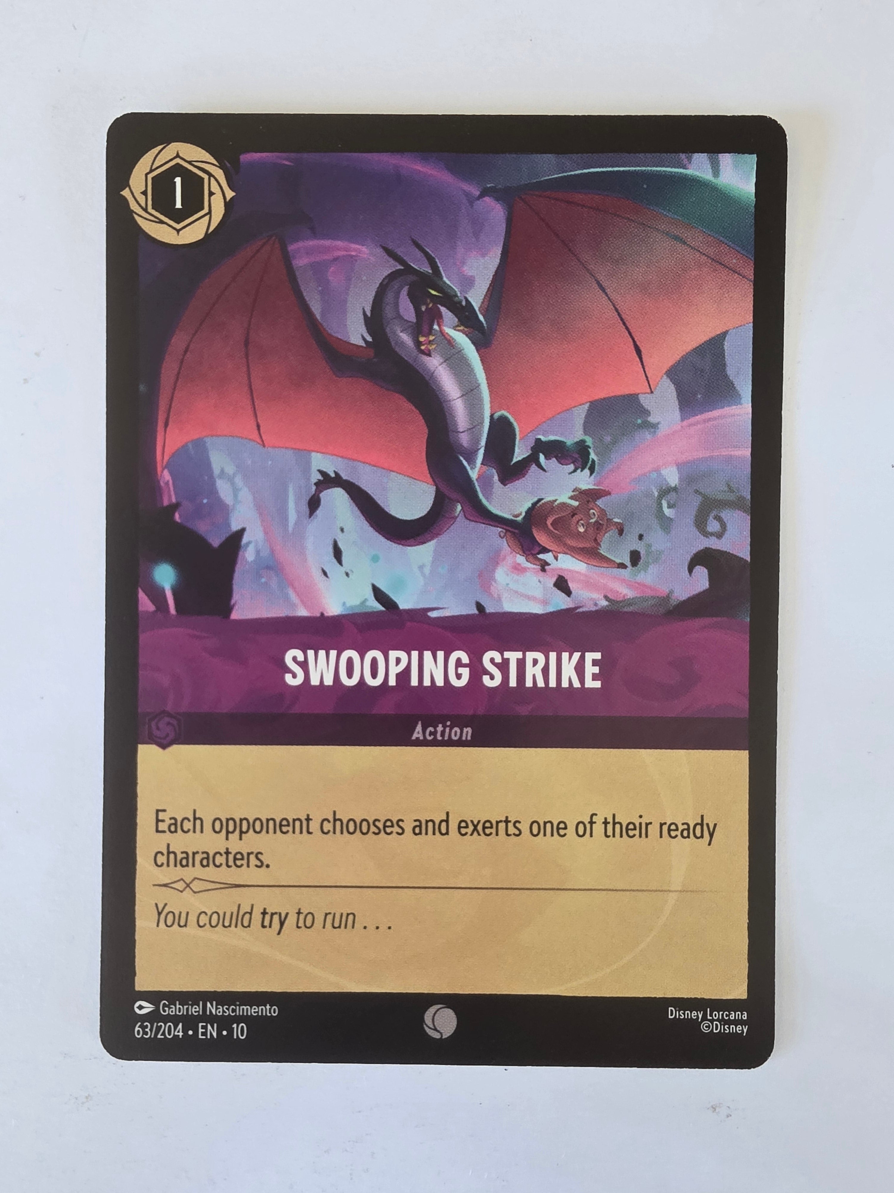 Lorcana Whispers in the Well #63/204 Swooping Strike | Common