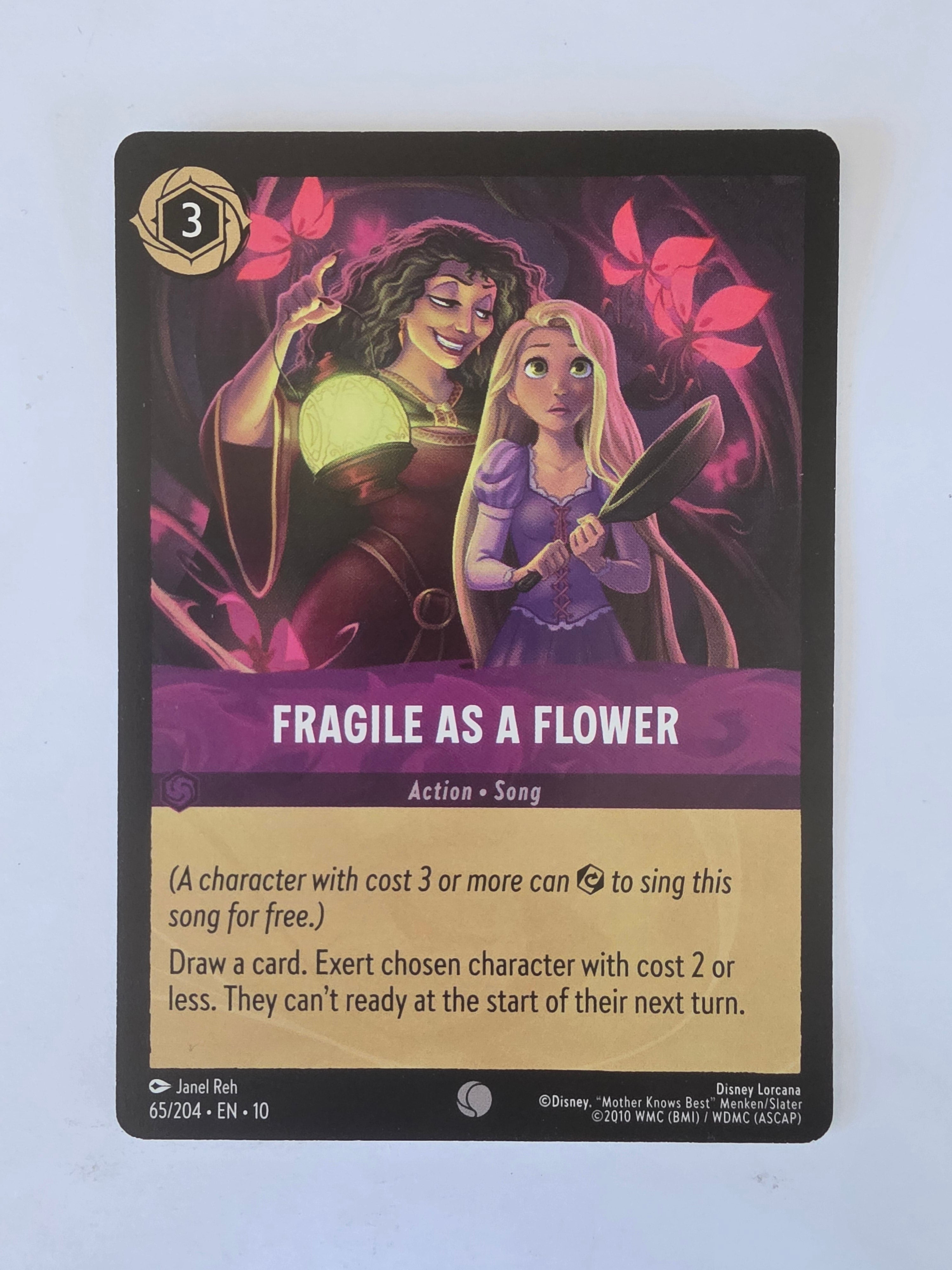 Lorcana Whispers in the Well #65/204 Fragile as a Flower | Common