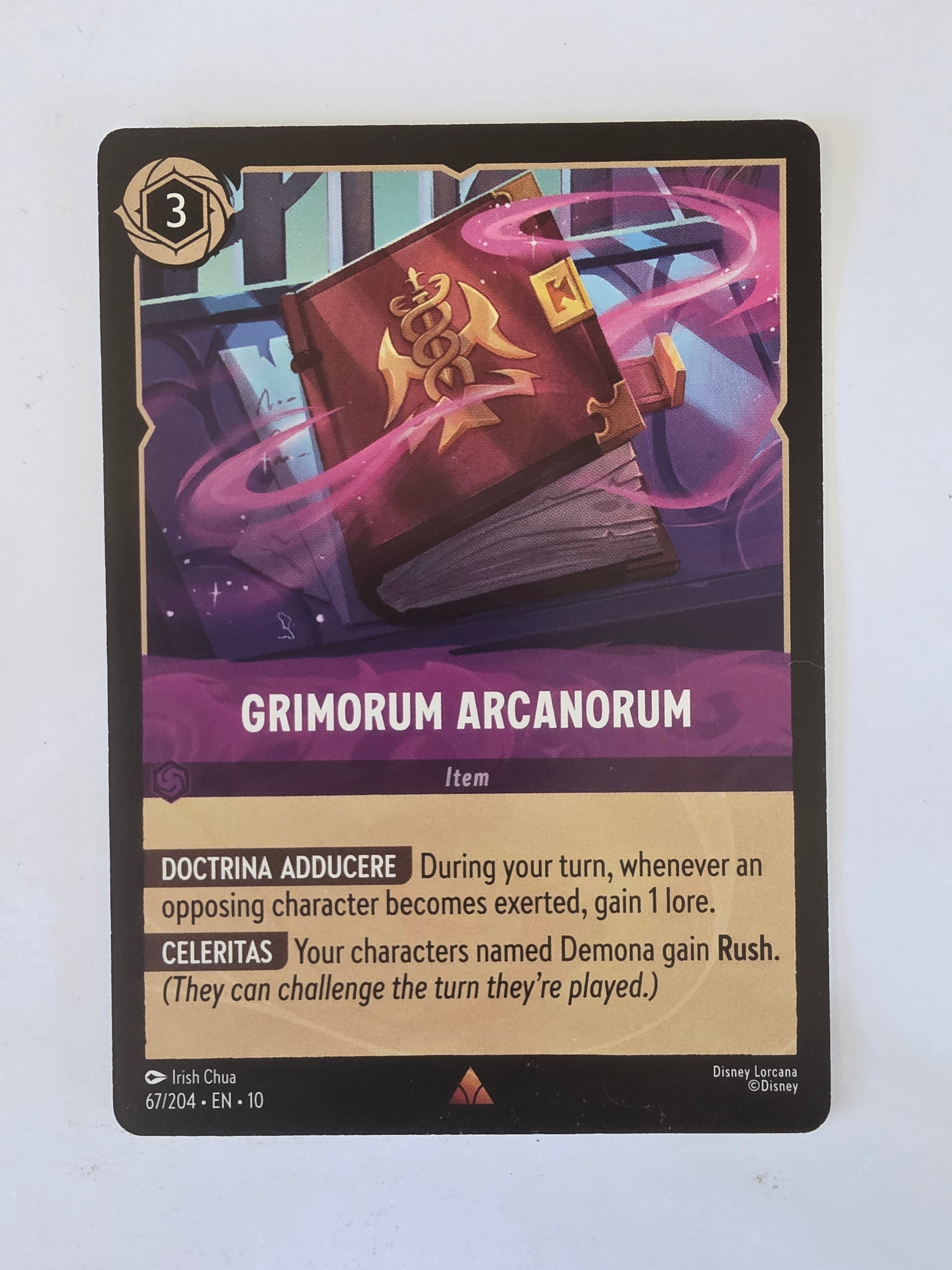 Lorcana Whispers in the Well #67/204 Grimorum Arcanorum | Rare