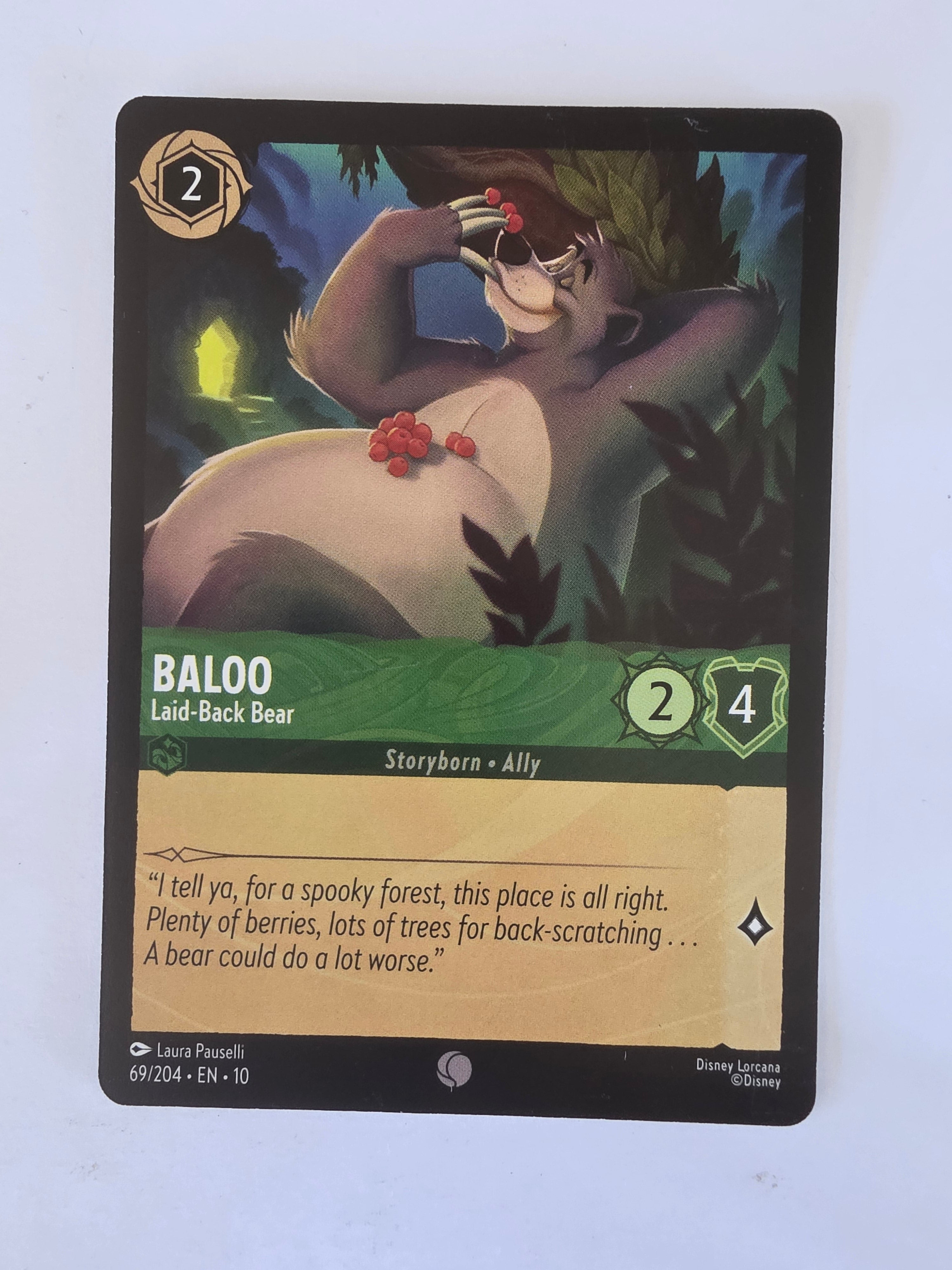 Lorcana Whispers in the Well #69/204 Baloo - Laid-Back Bear | Common