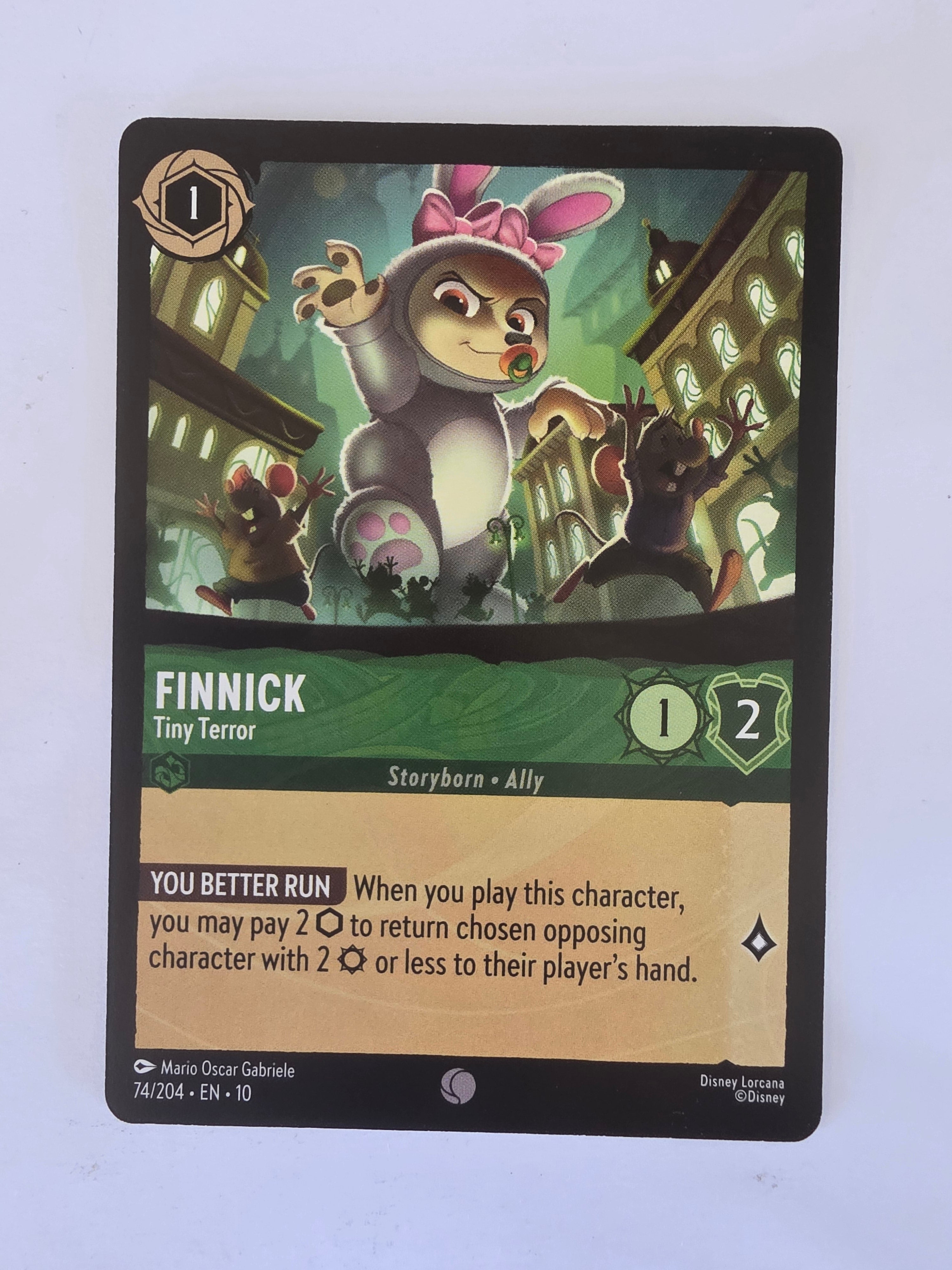 Lorcana Whispers in the Well #74/204 Finnick - Tiny Terror | Common