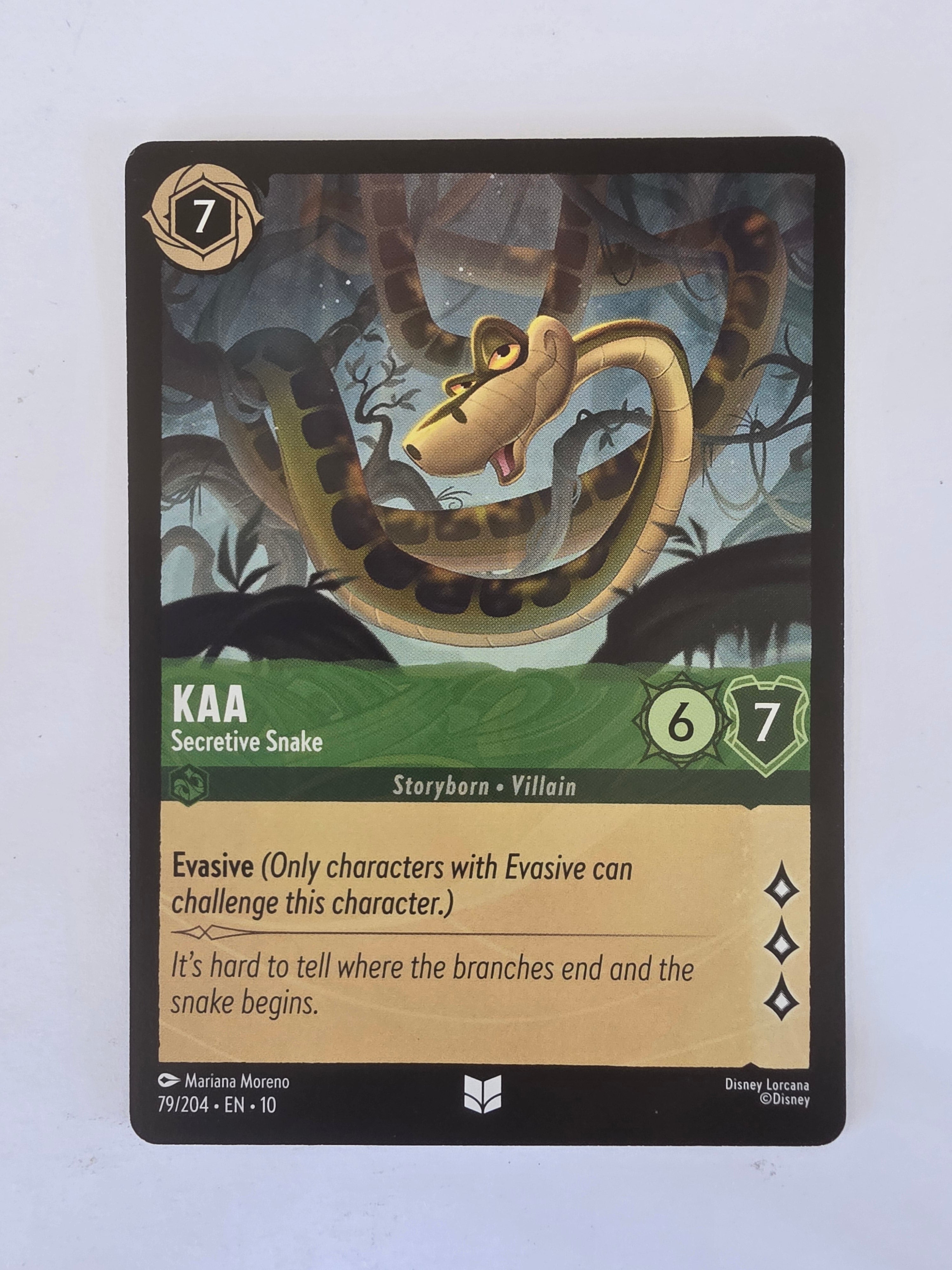 Lorcana Whispers in the Well #79/204 Kaa - Secretive Snake | Uncommon