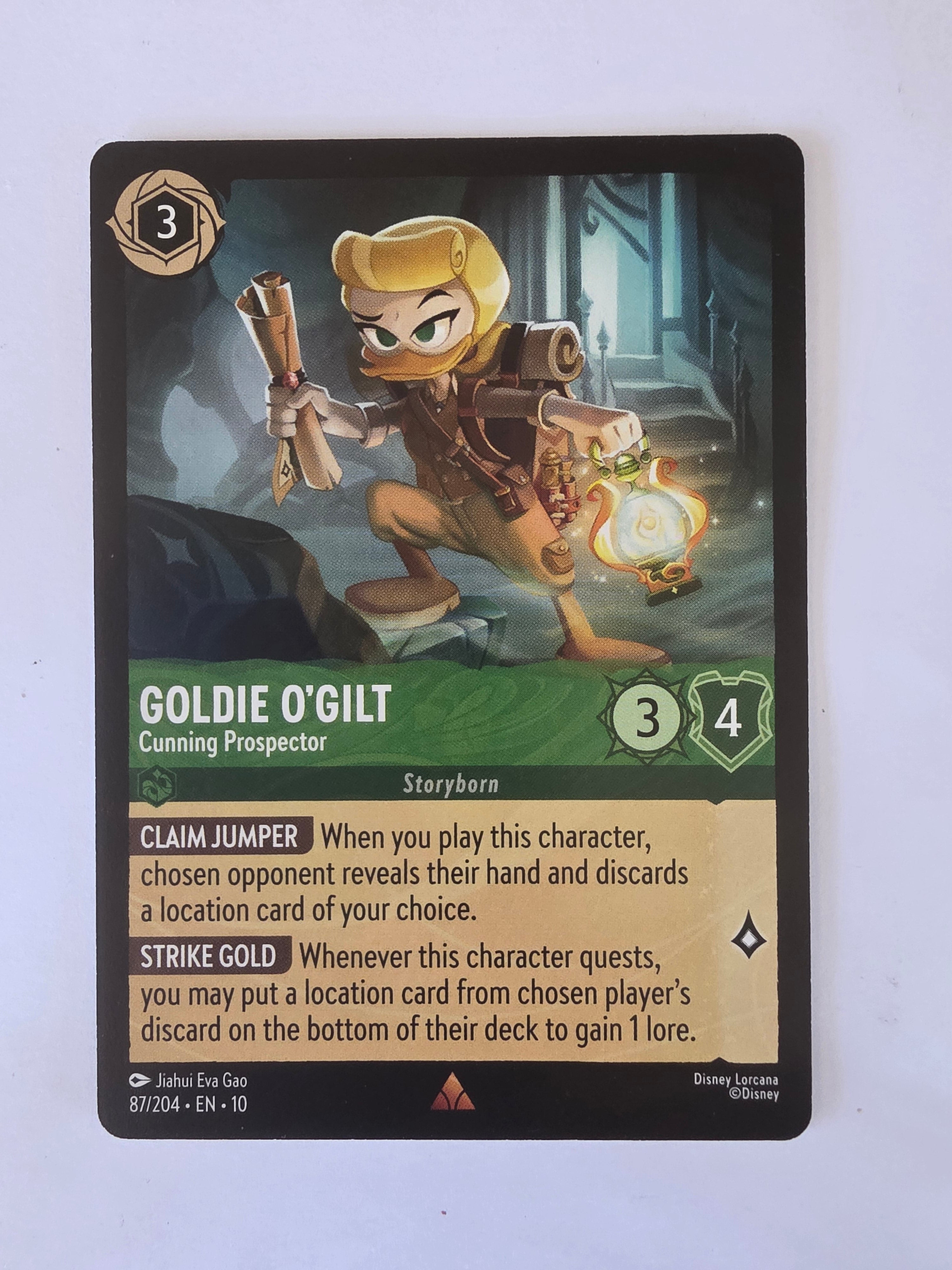 Lorcana Whispers in the Well #87/204 Goldie O'Gilt - Cunning Prospector | Rare