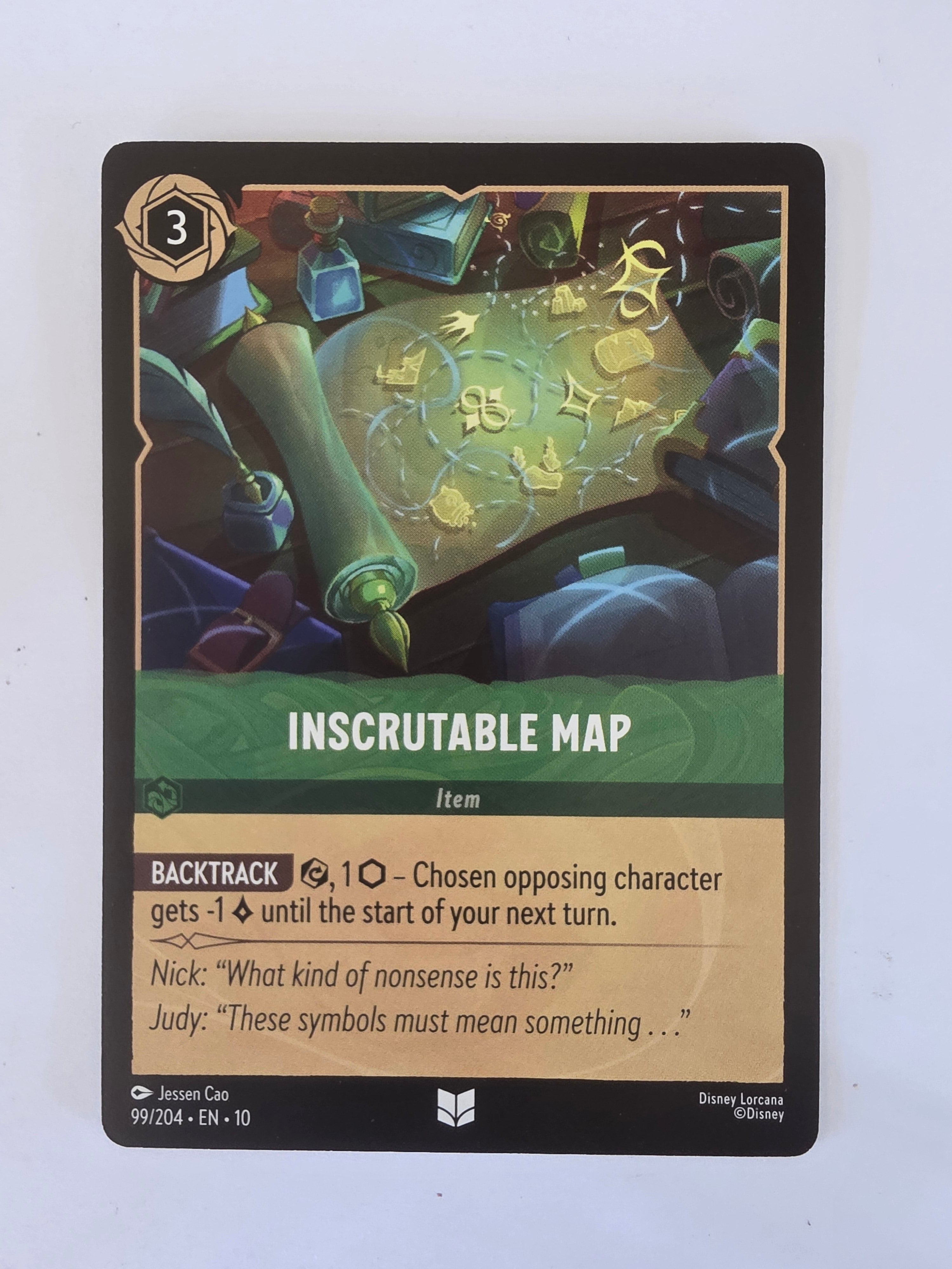 Lorcana Whispers in the Well #99/204 Inscrutable Map | Uncommon