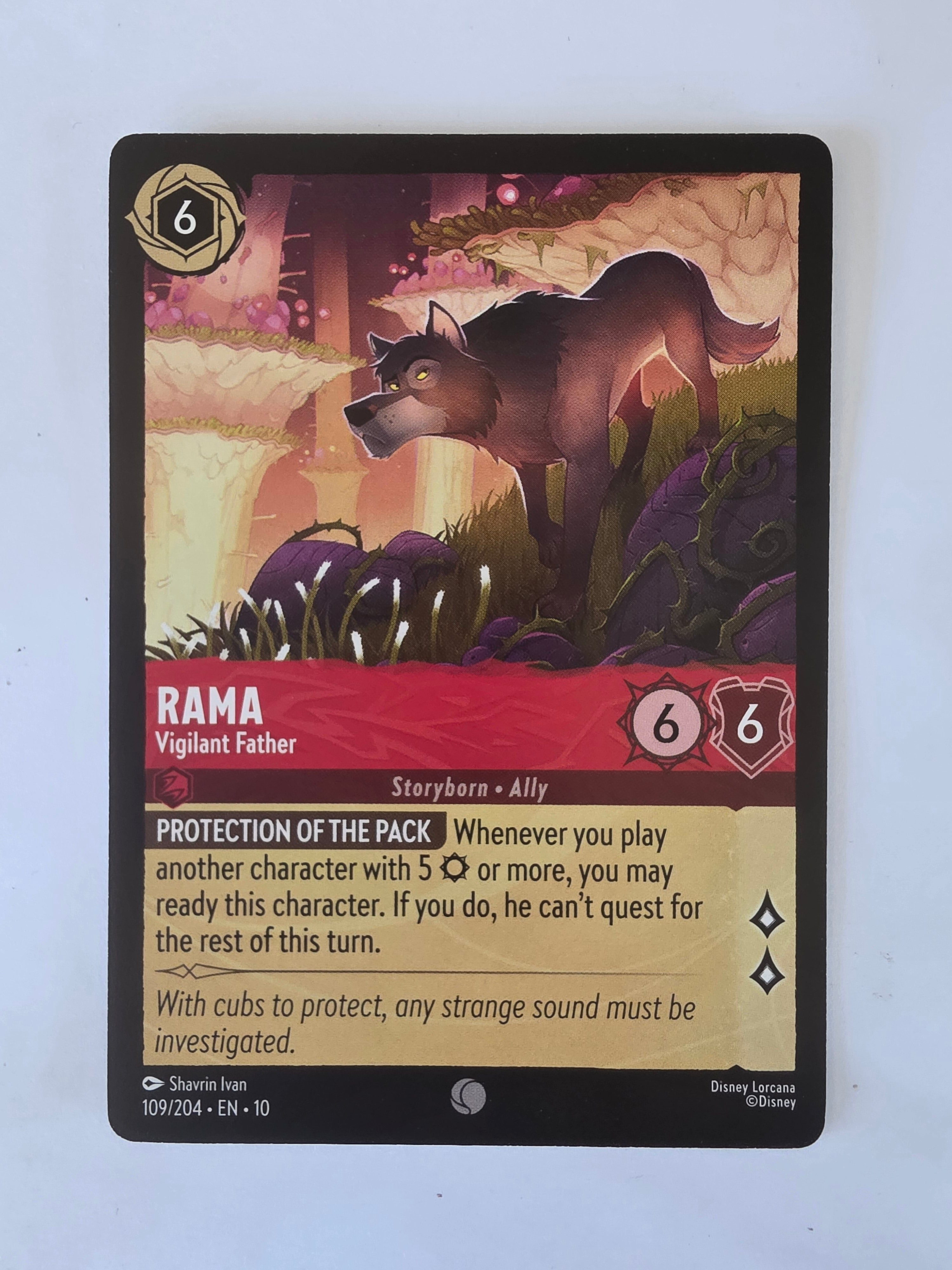 Lorcana Whispers in the Well #109/204 Rama - Vigilant Father | Common