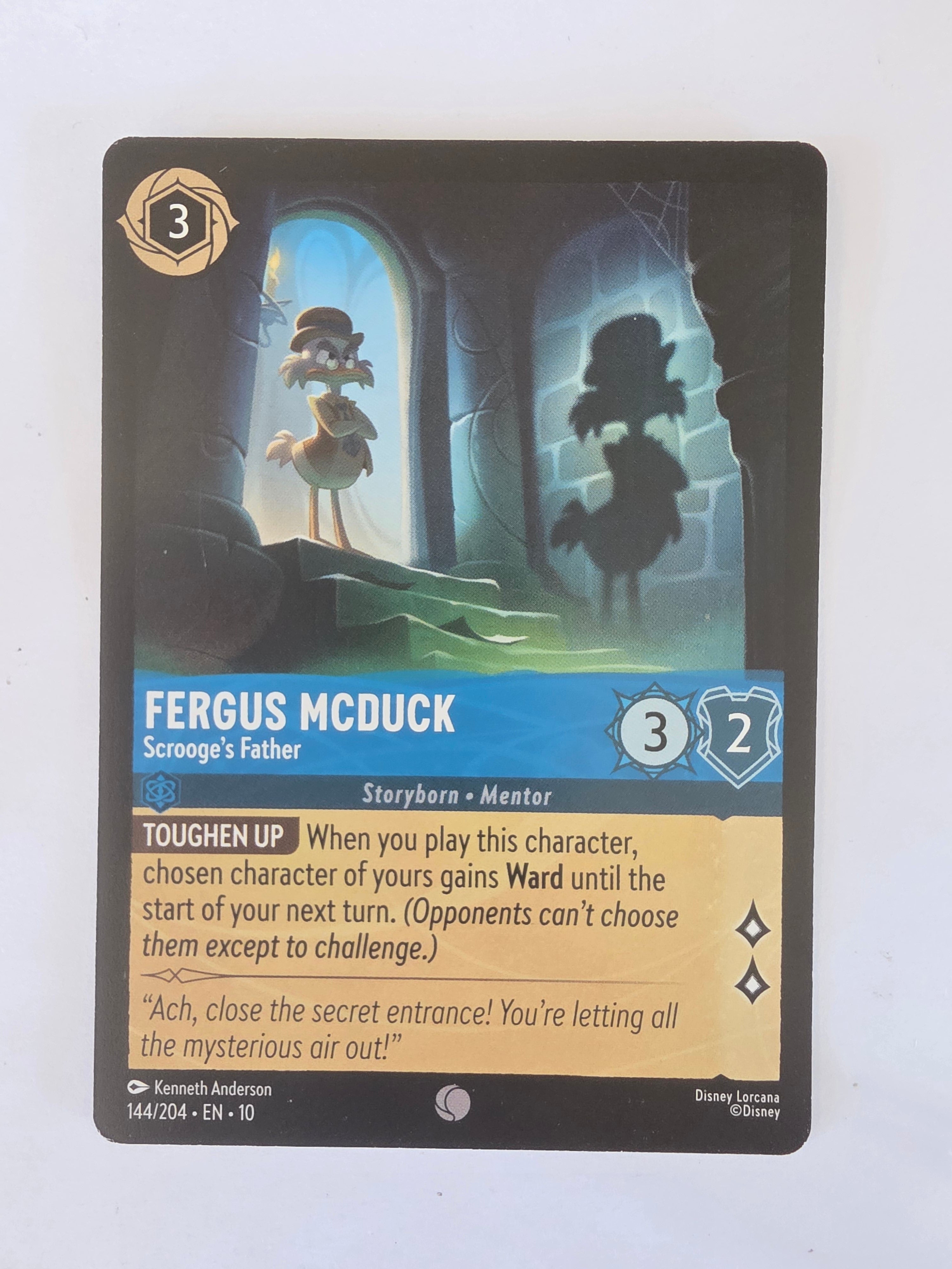 Lorcana Whispers in the Well #144/204 Fergus McDuck - Scrooge's Father | Common