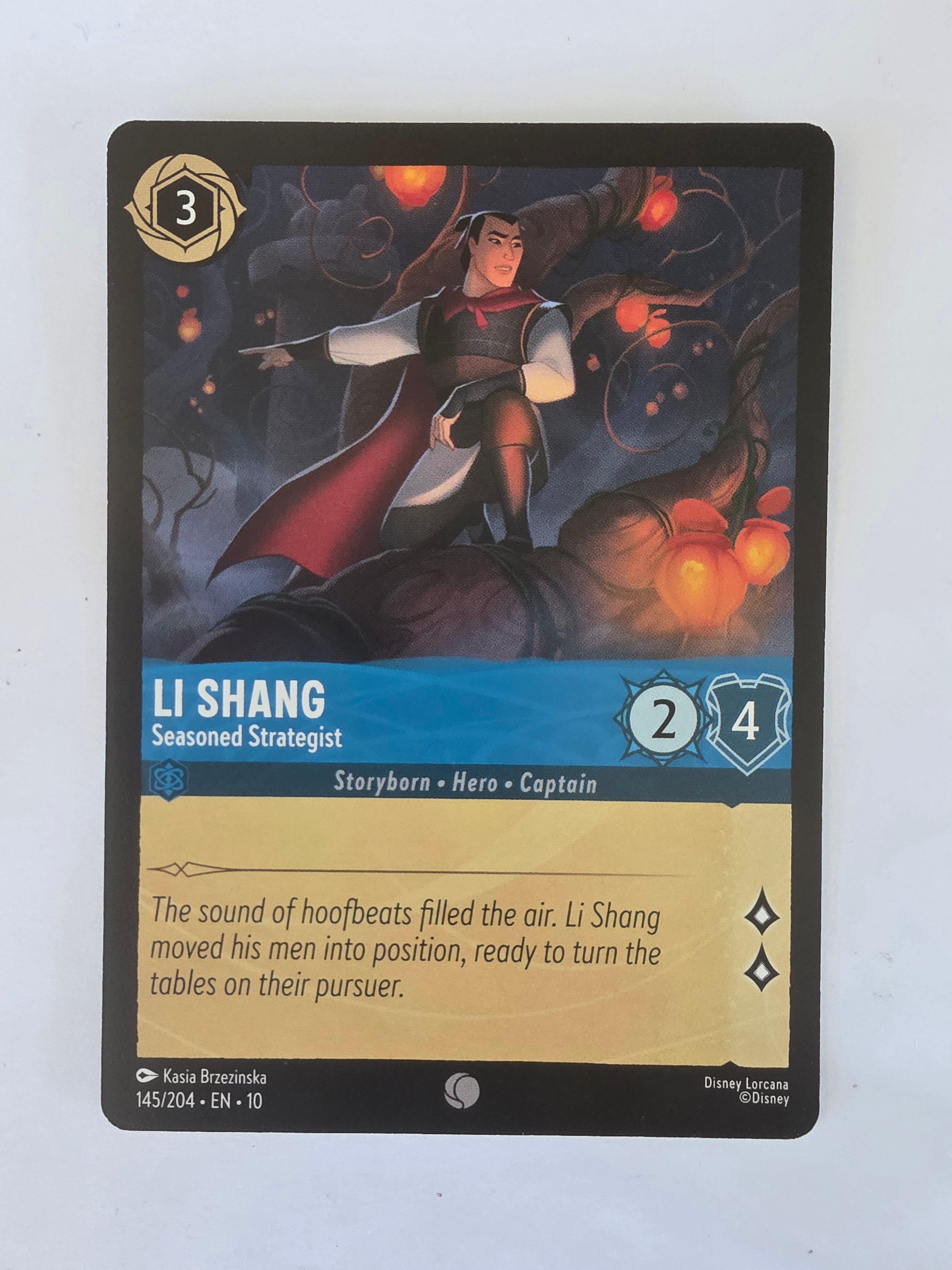 Lorcana Whispers in the Well #145/204 Li Shang - Season Strategist | Common