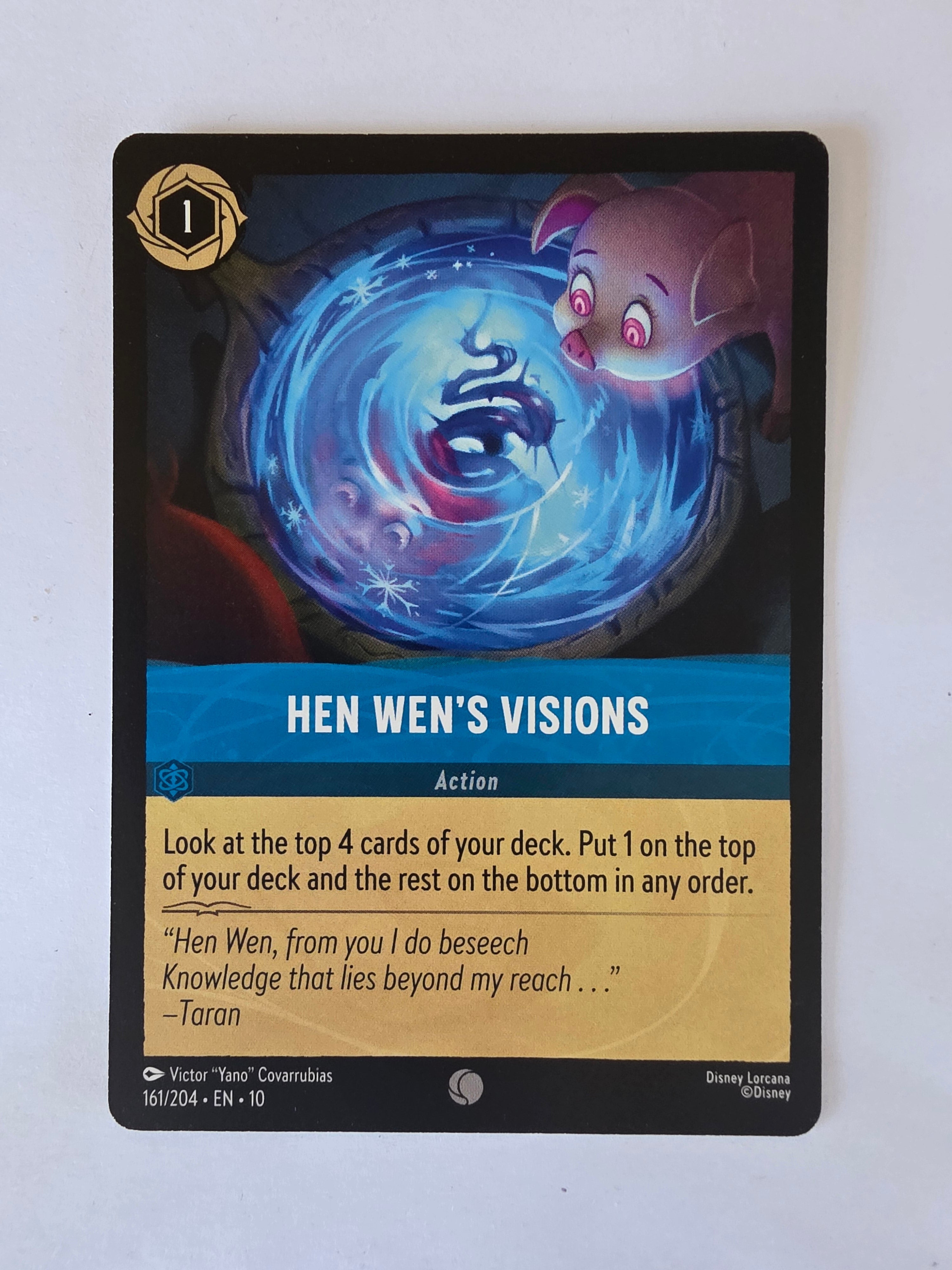 Lorcana Whispers in the Well #161/204 Hen Wen's Visions | Common