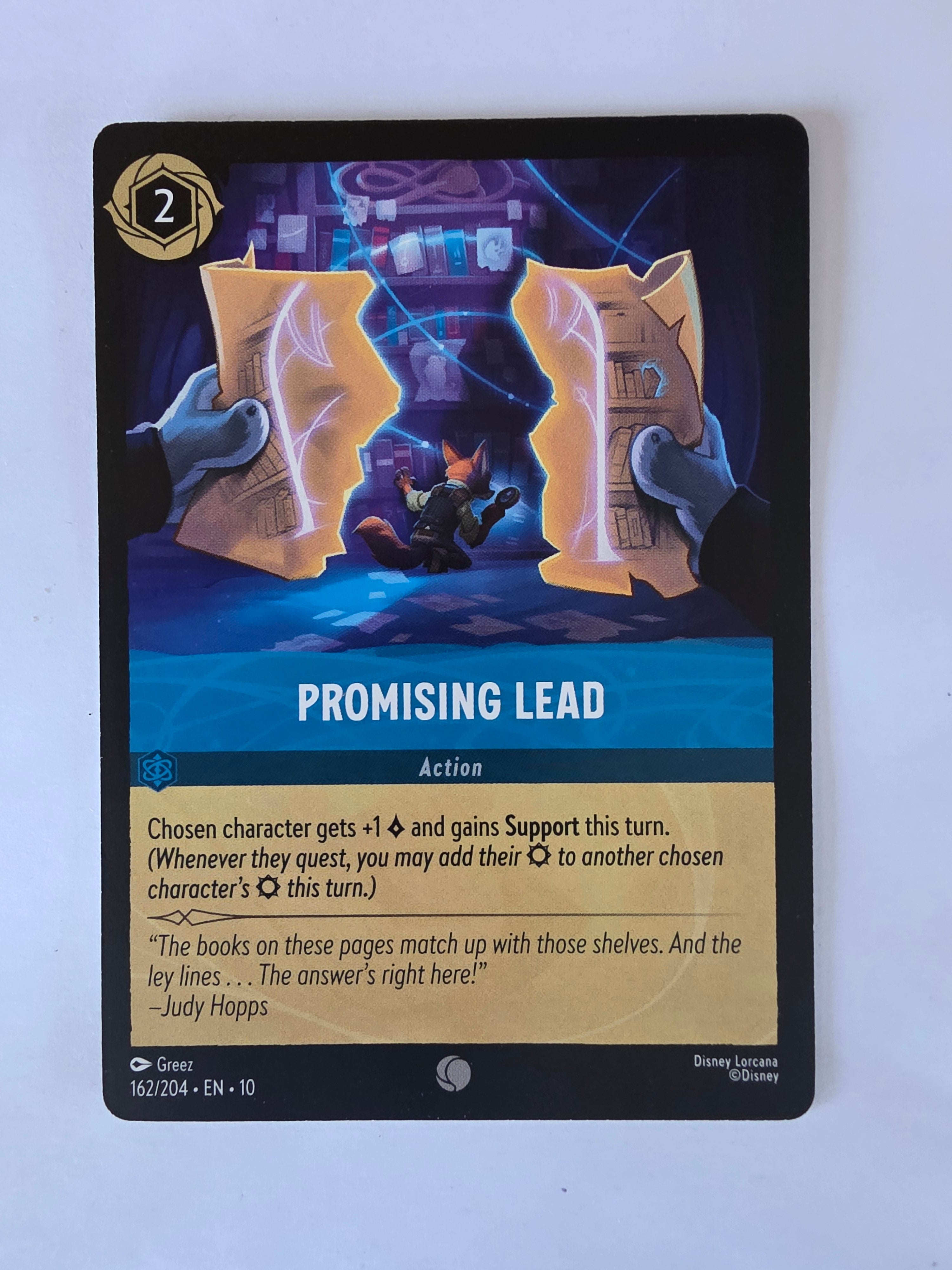 Lorcana Whispers in the Well #162/204 Promising Lead | Common