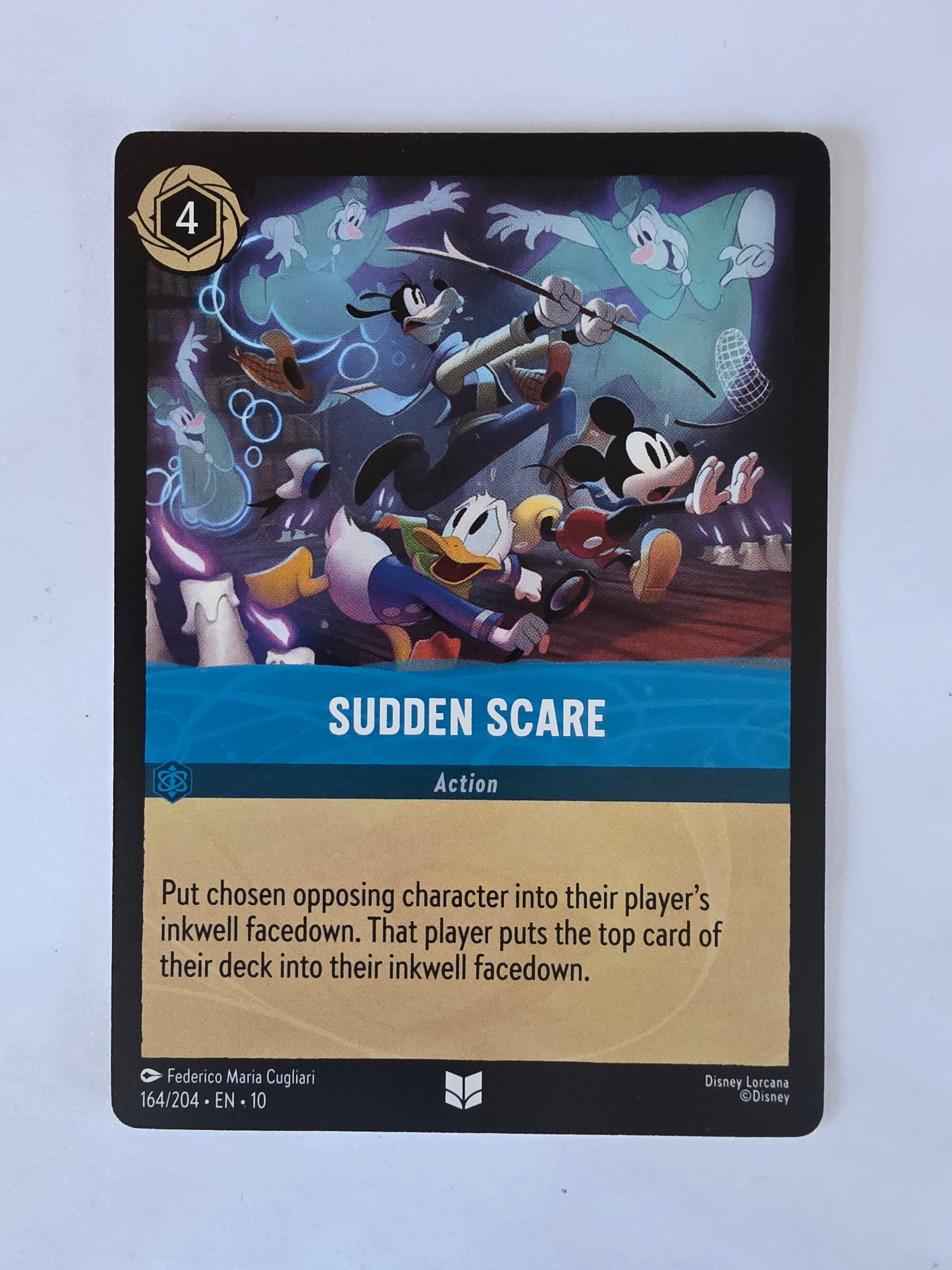 Lorcana Whispers in the Well #164/204 Sudden Scare | Uncommon