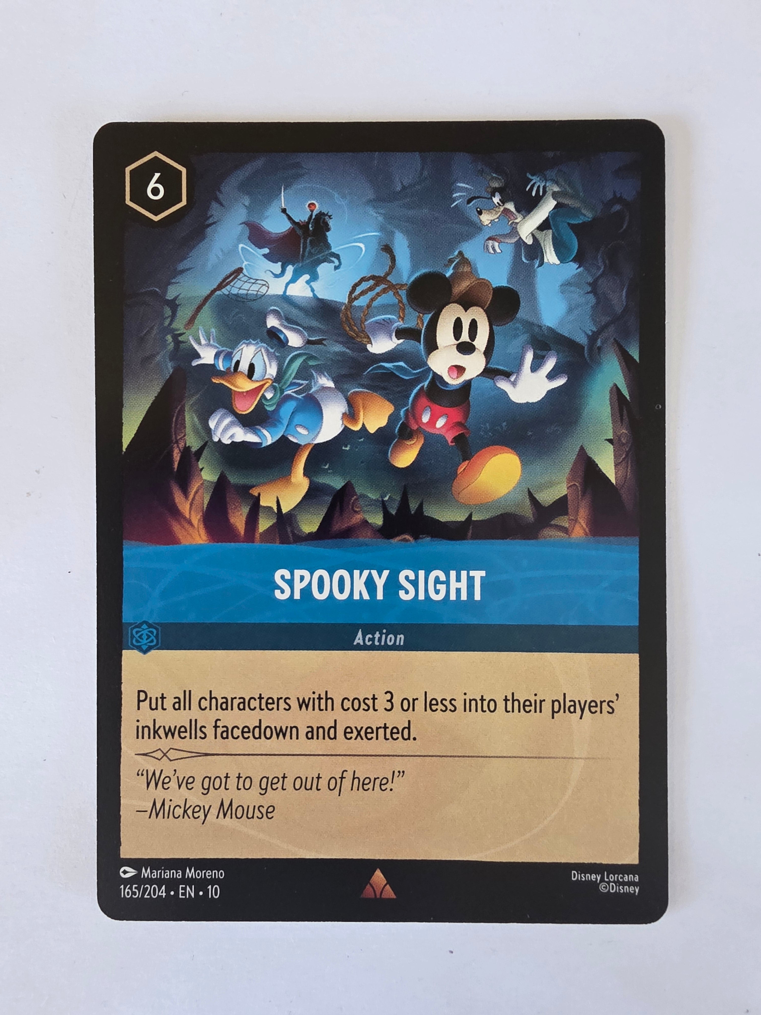 Lorcana Whispers in the Well #165/204 Spooky Sight | Rare