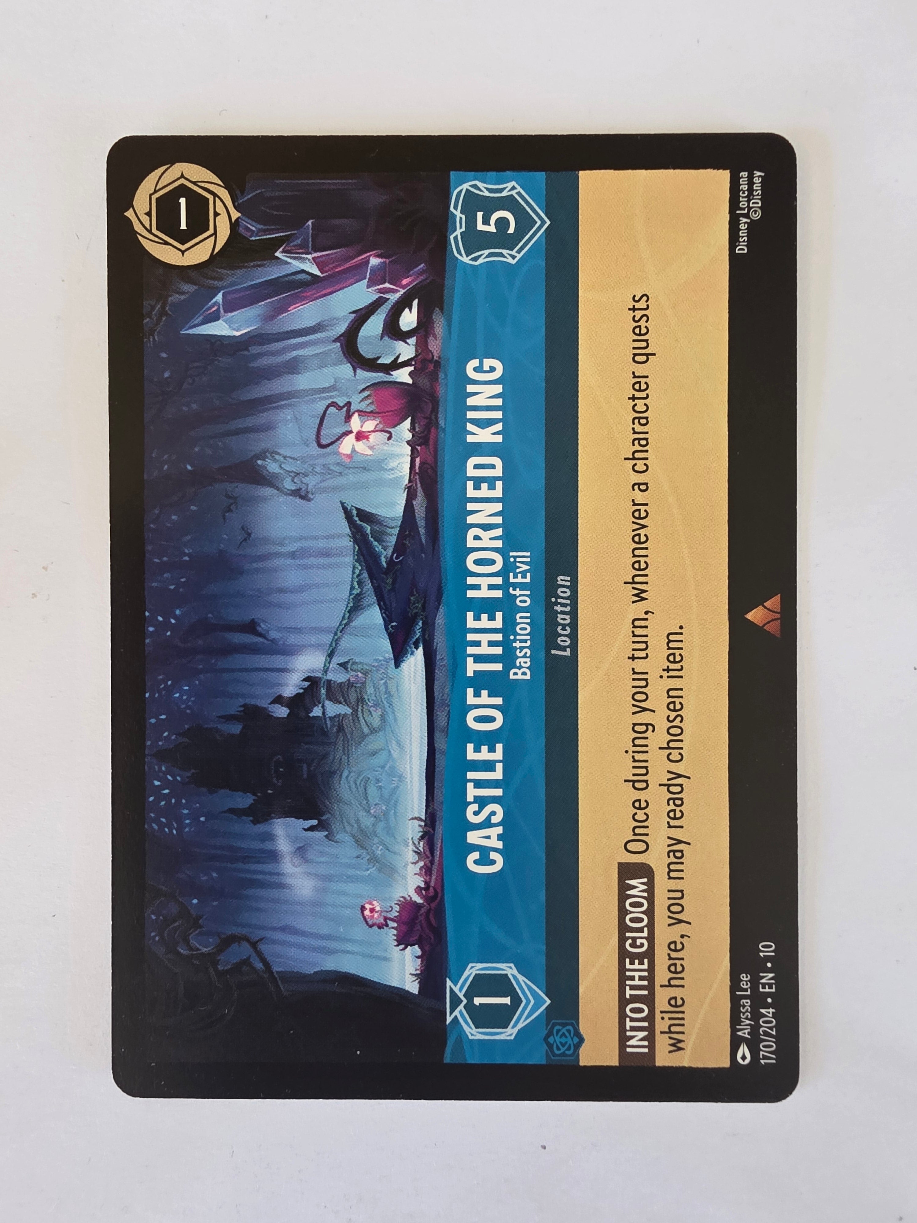 Lorcana Whispers in the Well #170/204 Castle of the Horned King - Bastion of Evil | Rare