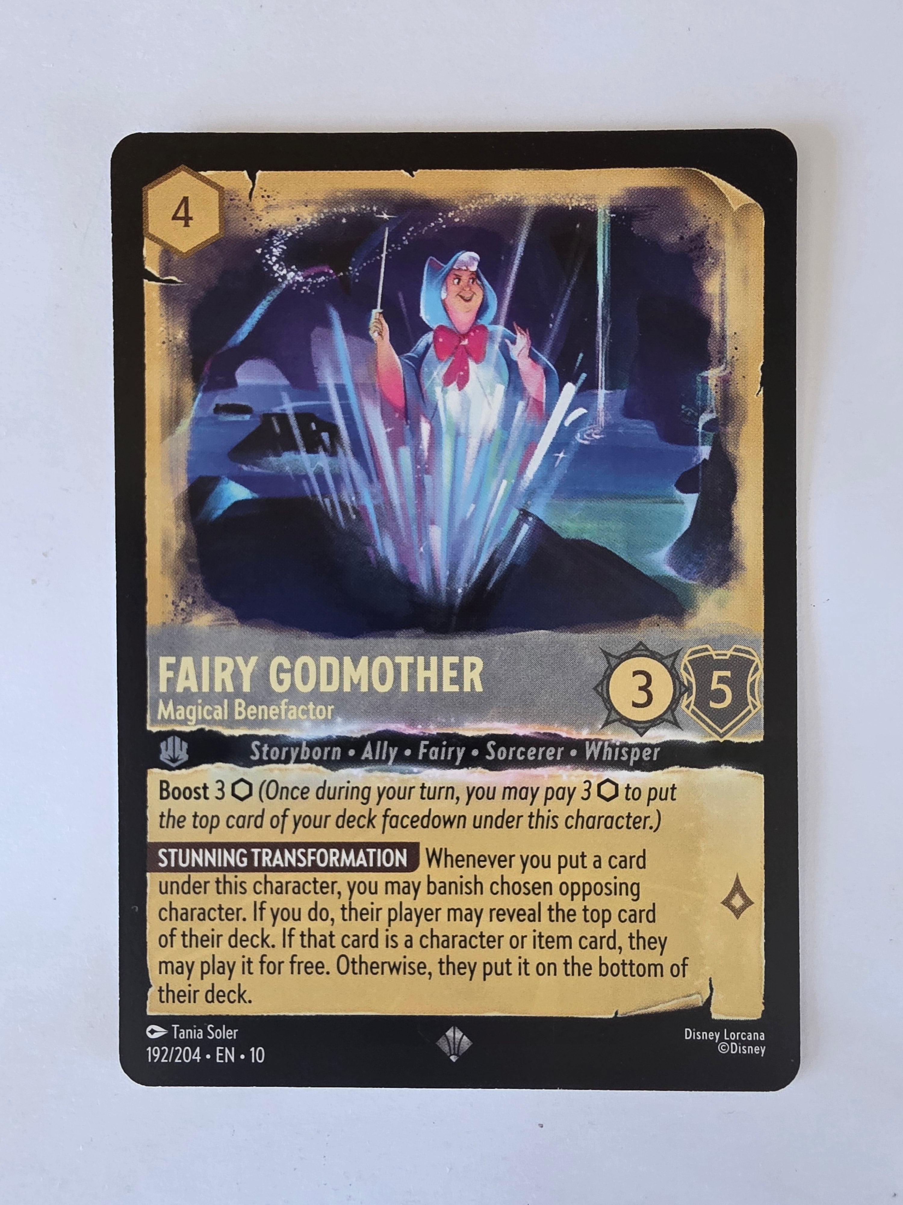 Lorcana Whispers in the Well #192/204 Fairy Godmother - Magical Benefactor | Super Rare