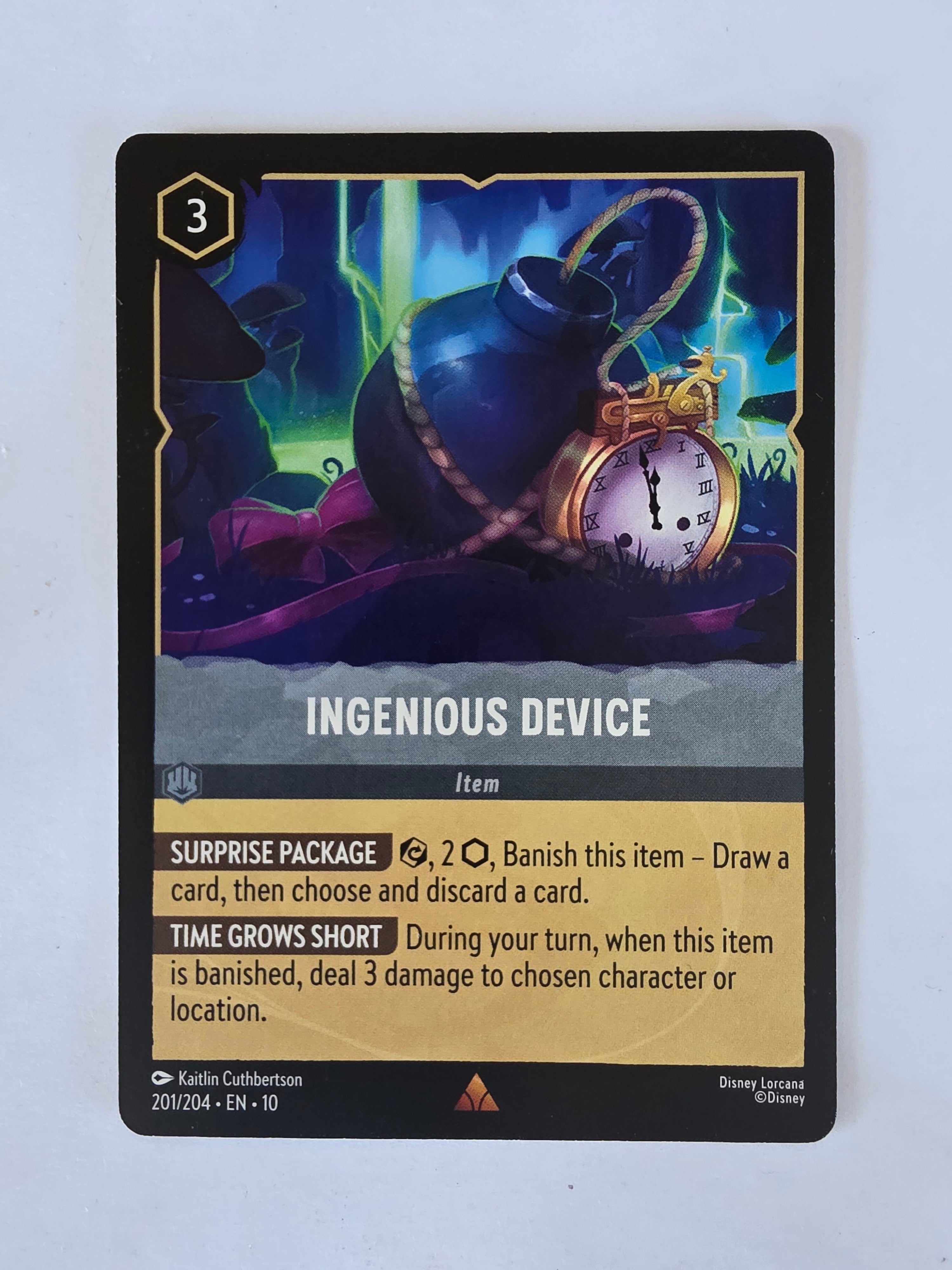 Lorcana Whispers in the Well #201/204 Ingenious Device | Rare