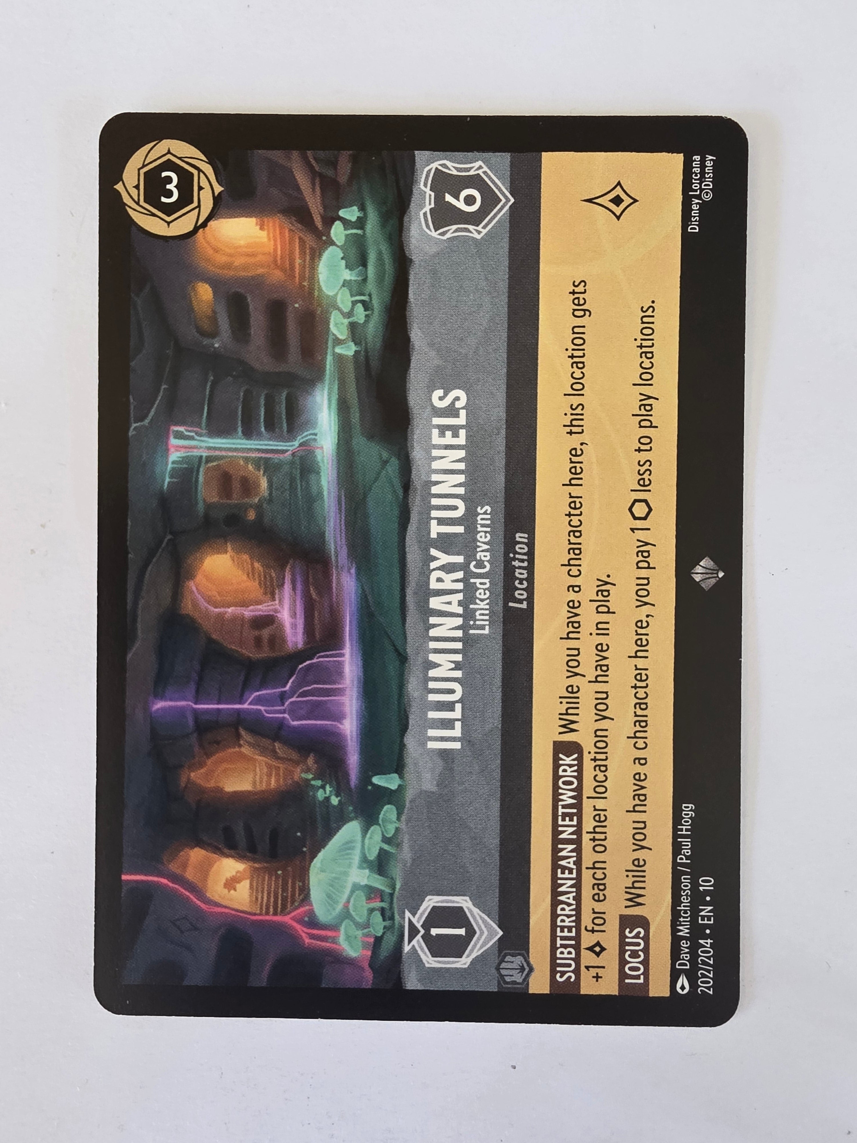 Lorcana Whispers in the Well #202/204 Illuminary Tunnels - Linked Caverns | Super Rare