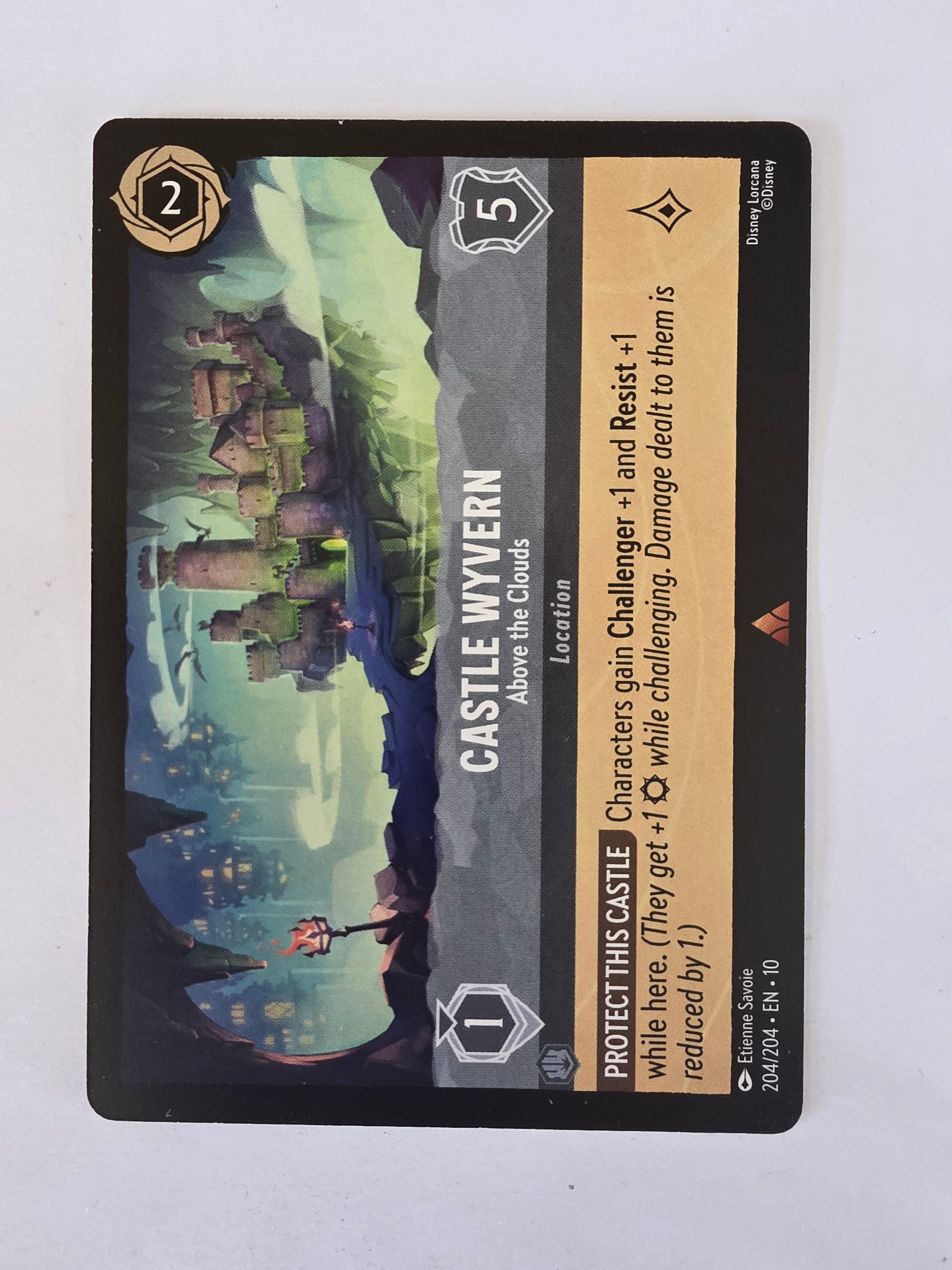 Lorcana Whispers in the Well #204/204 Castle Wyvern - Above the Clouds | Rare