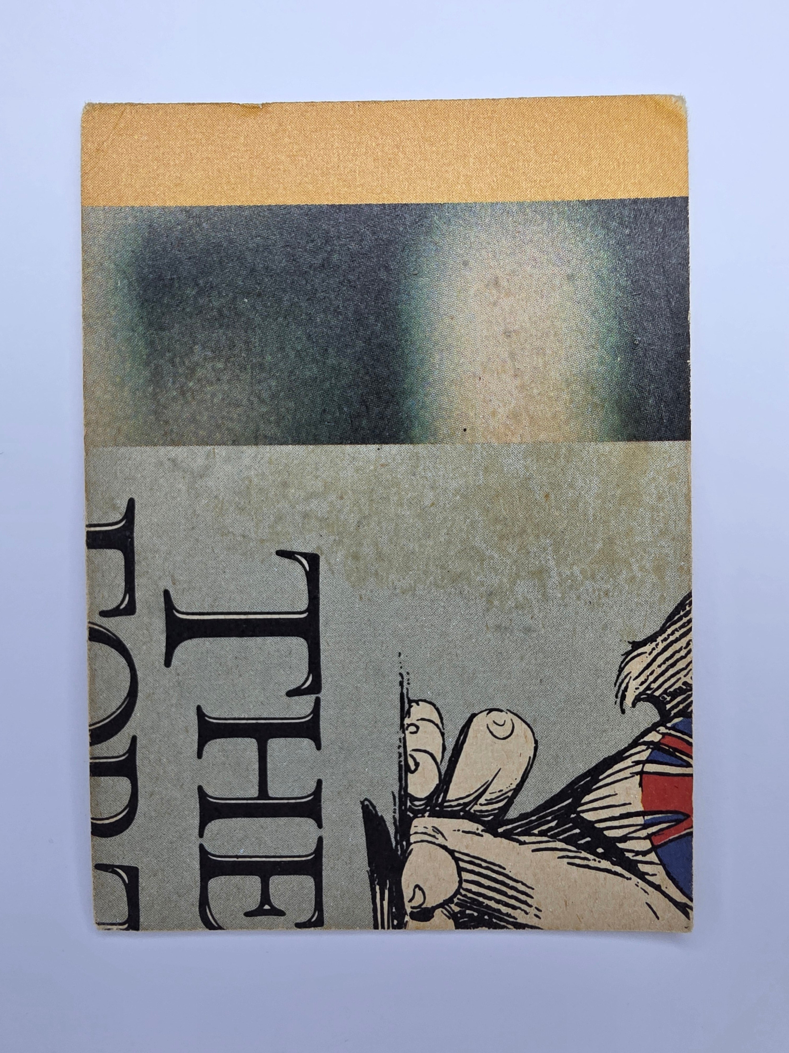 Scanlens 1986 Clashes for the Ashes cricket trading card featuring Mohsin Khan batting for Pakistan.