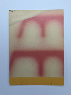 Scanlens 1986 The Clashes for the Ashes cricket trading card featuring Robert Bailey batting for England.