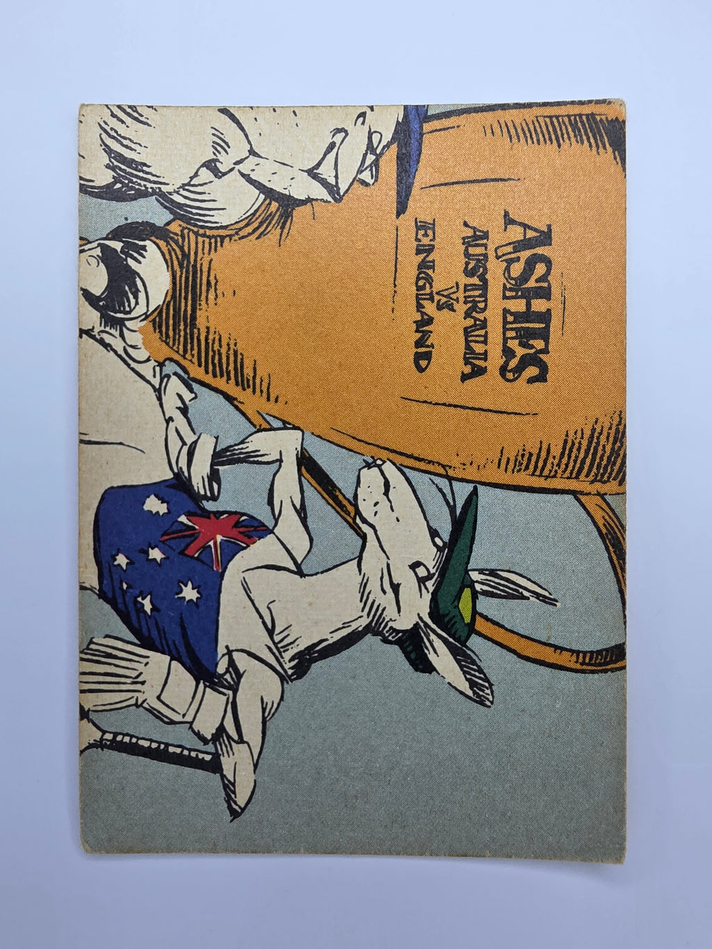 1986 Scanlens The Clashes for the Ashes cricket trading card featuring Dean Jones batting for Australia.