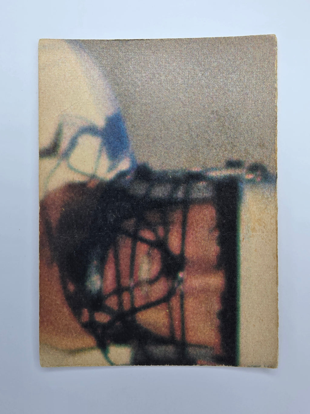 1986 Scanlens The Clashes for the Ashes cricket trading card featuring Greg Matthews batting for Australia.