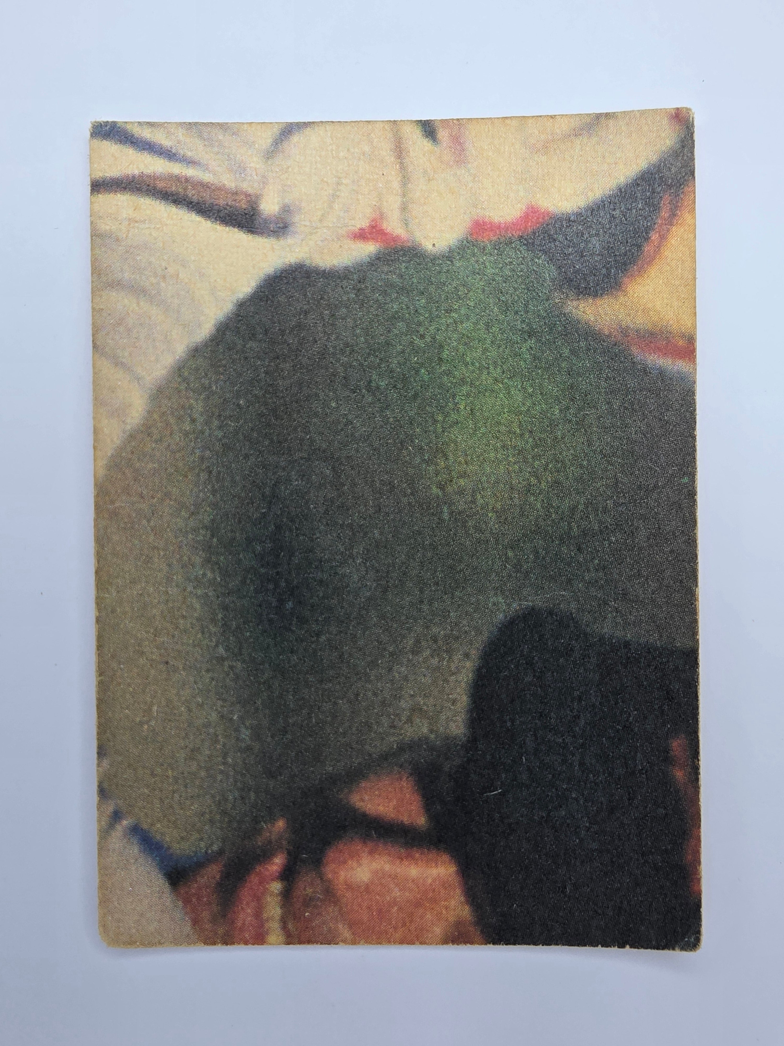 Geoff Marsh batting for Australia from The Clashes for the Ashes 1986 Scanlens cricket trading card.