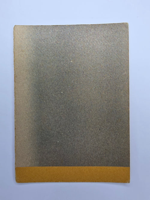 Back of the 1986 Scanlens Clashes for the Ashes cricket card. These make up a larger image when combined.