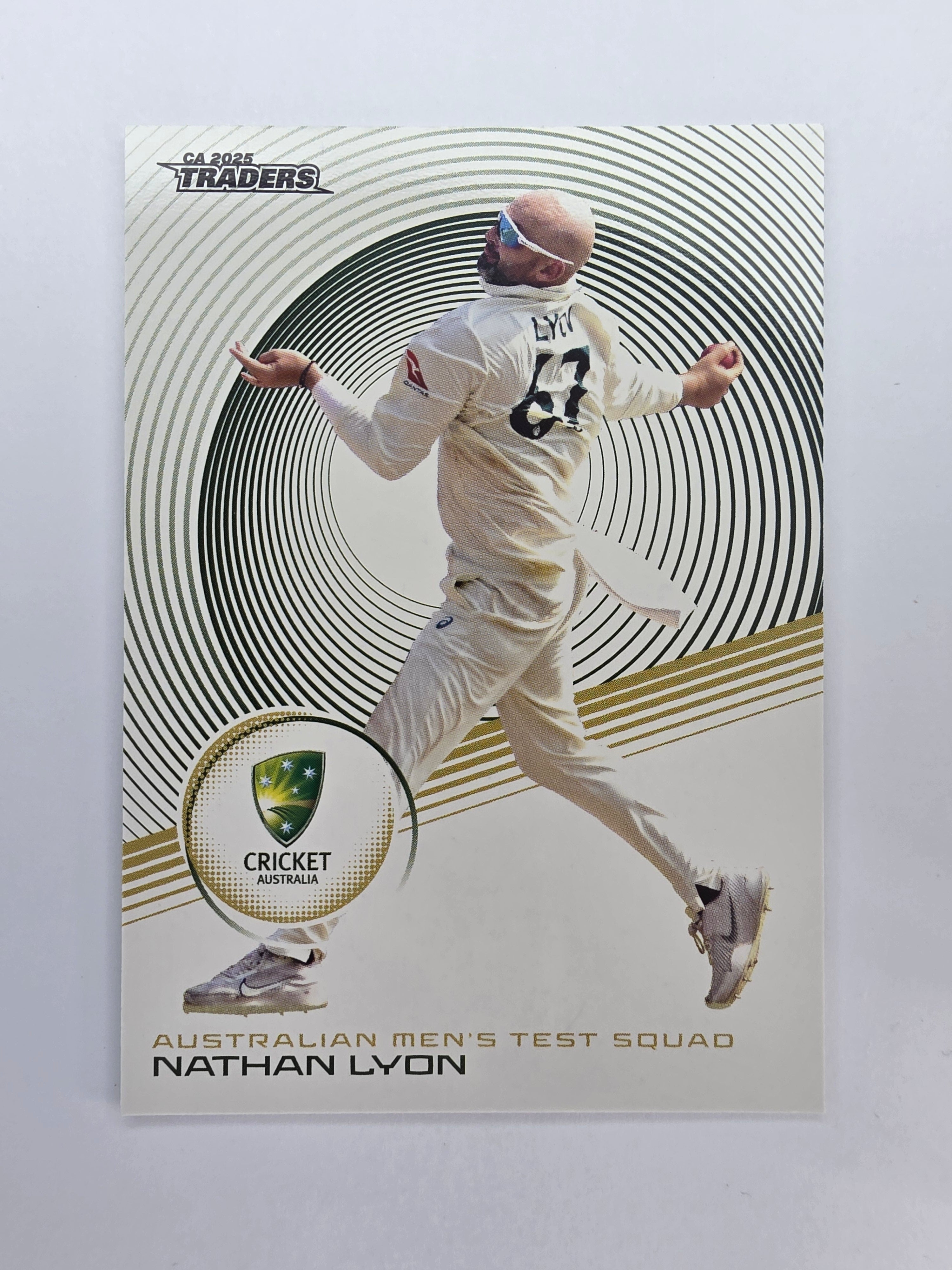 2025/26 Cricket Traders | Base | #007 | Nathan Lyon | Aust Test