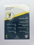 2025/26 Cricket Traders | Base | #013 | Nathan Ellis | Aust ODI