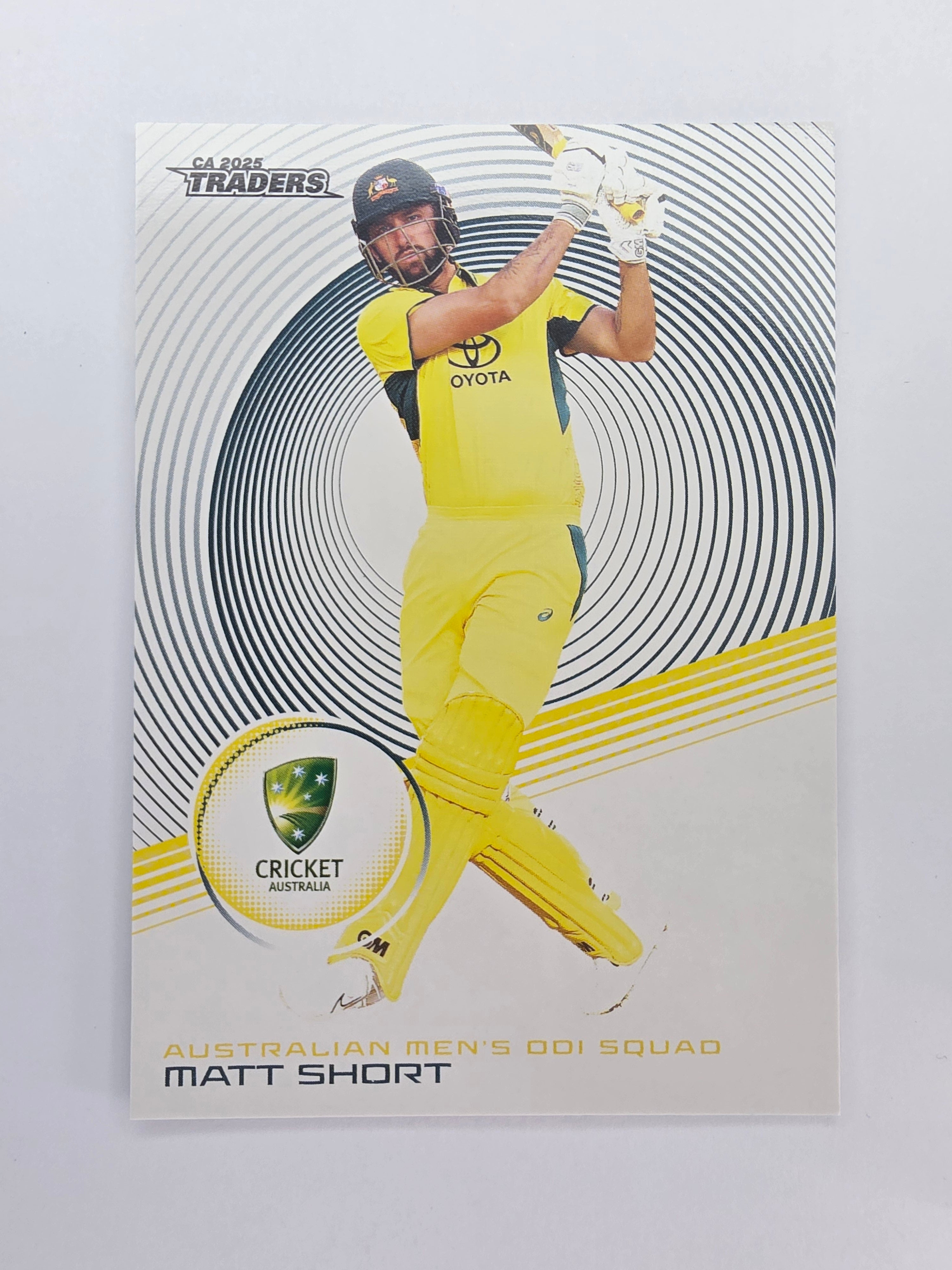 2025/26 Cricket Traders | Base | #017 | Matt Short | Aust ODI