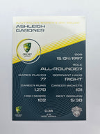 2025/26 Cricket Traders | Base | #038 | Ashleigh Gardner | Aust W ODI