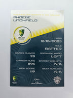 2025/26 Cricket Traders | Base | #041 | Phoebe Litchfield | Aus W ODI