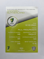 2025/26 Cricket Traders | Base | #054 | Annabel Sutherland | Au W T20