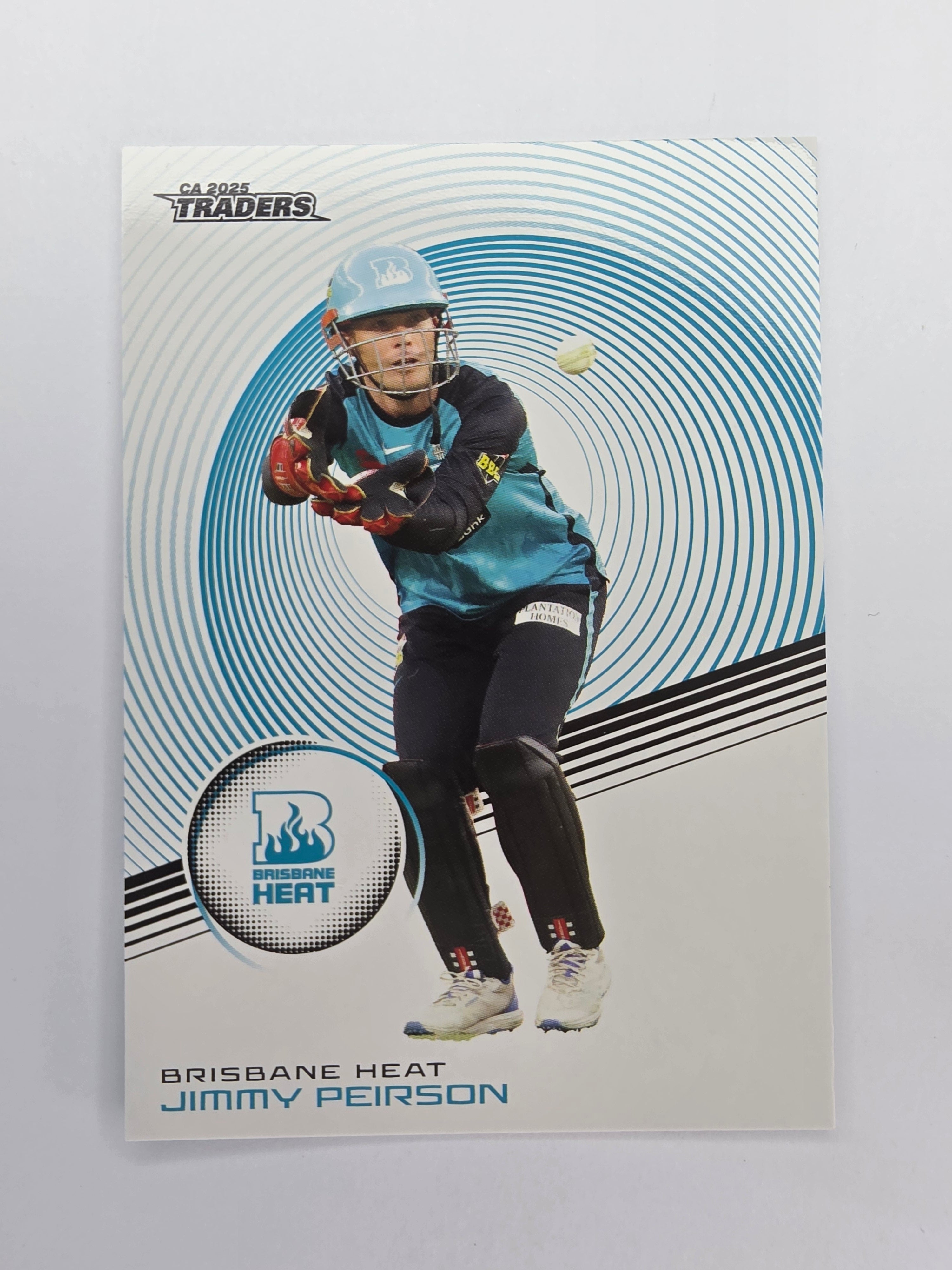 2025/26 Cricket Traders | Base | #073 | Jimmy Peirson | Brisbane Heat