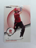 2025/26 Cricket Traders | Base | #091 | Josh Brown | Melb Renegades