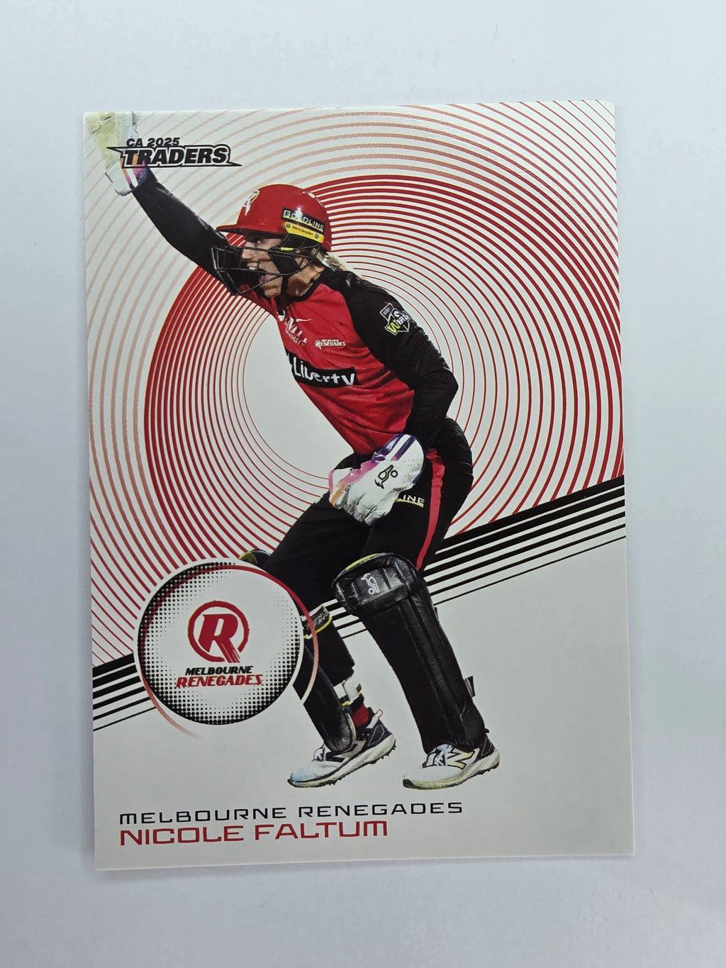 2025/26 Cricket Traders | Base | #098 | Nicole Faltum | Melb Renegade