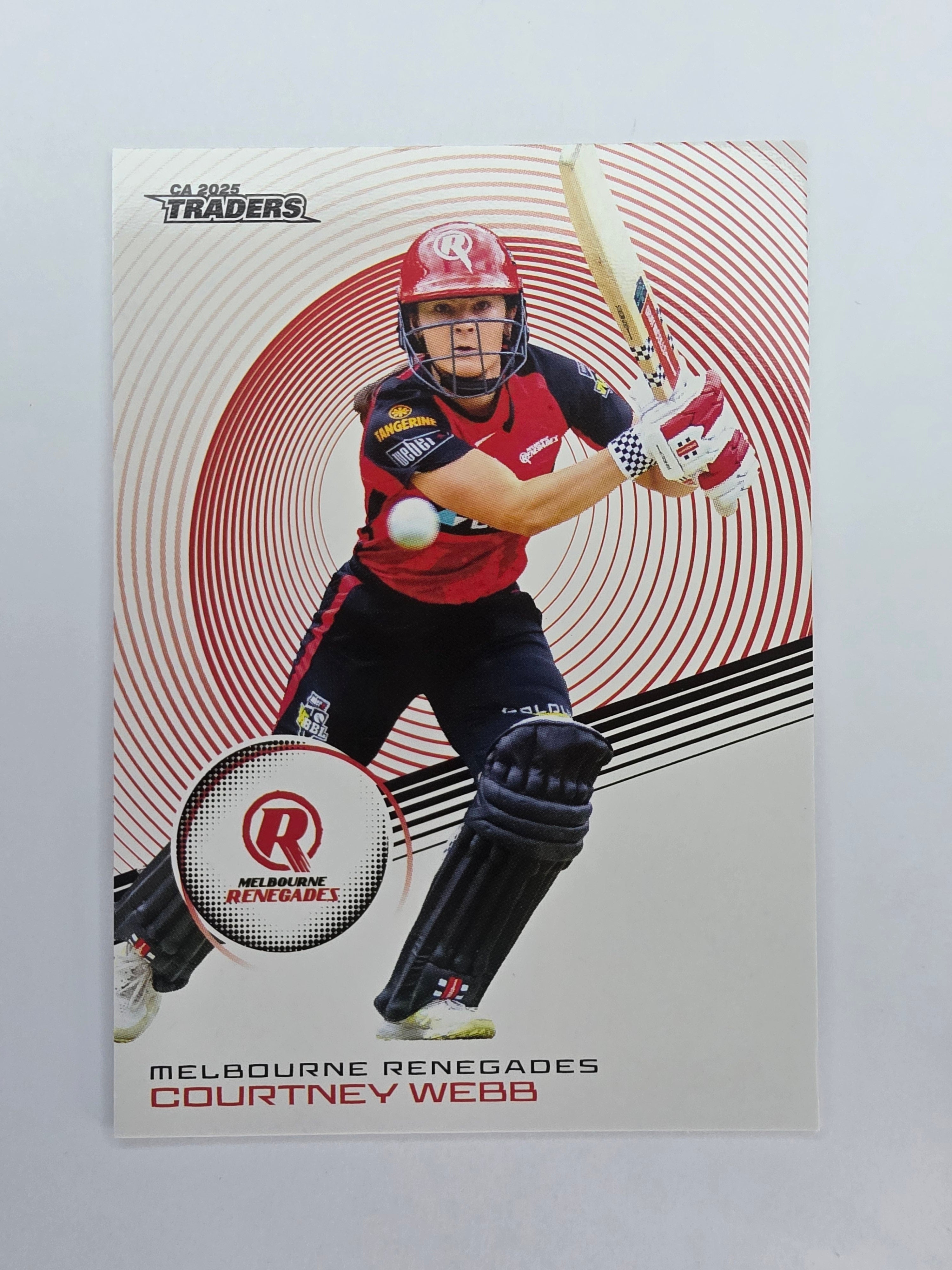 2025/26 Cricket Traders | Base | #102 | Courtney Webb | Renegades