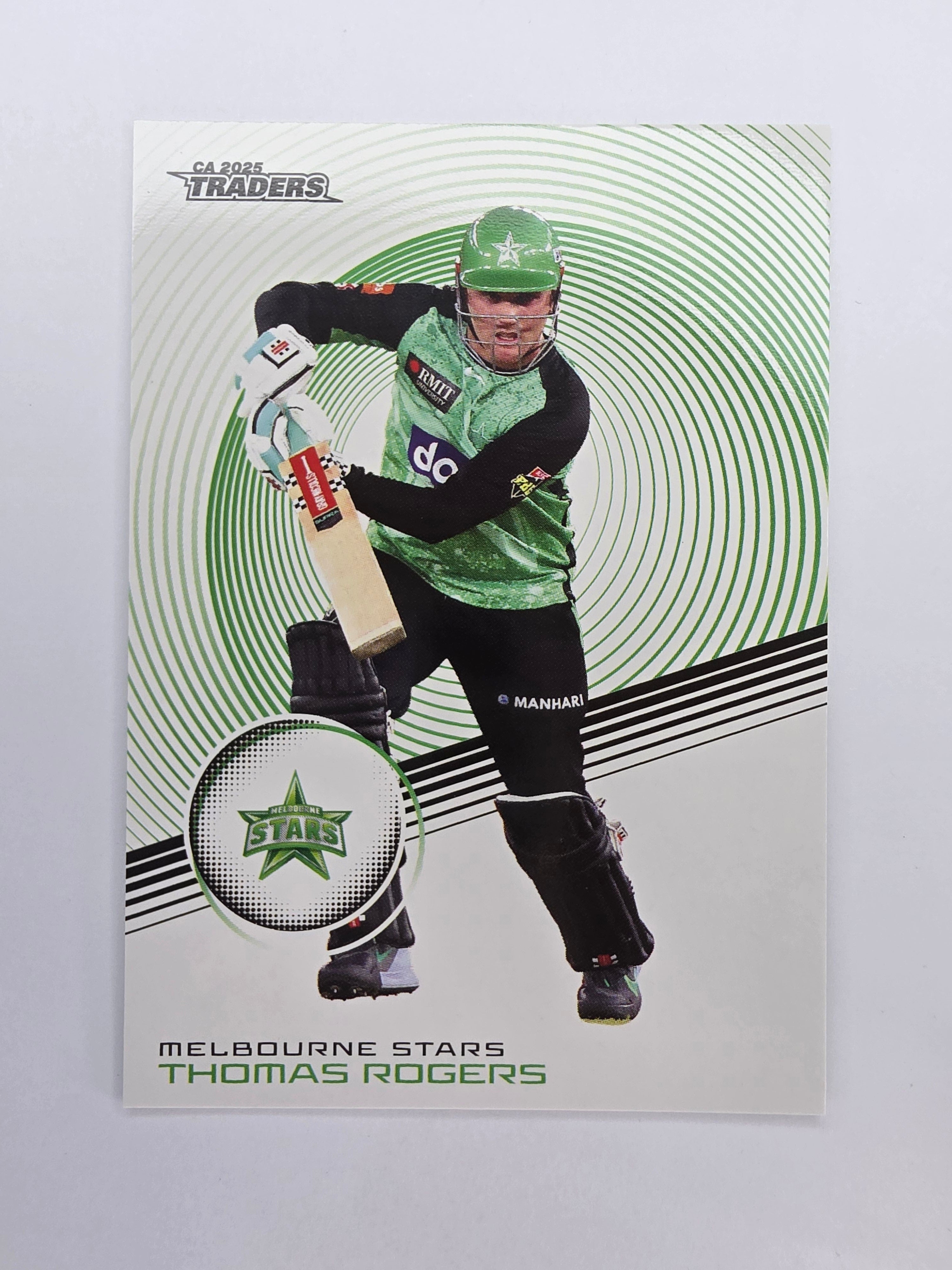 2025/26 Cricket Traders | Base | #107 | Thomas Rogers | Melb Stars