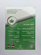 2025/26 Cricket Traders | Base | #109 | Marcus Stoinis | Stars