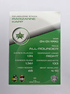 2025/26 Cricket Traders | Base | #111 | Marizanne Kapp | Stars