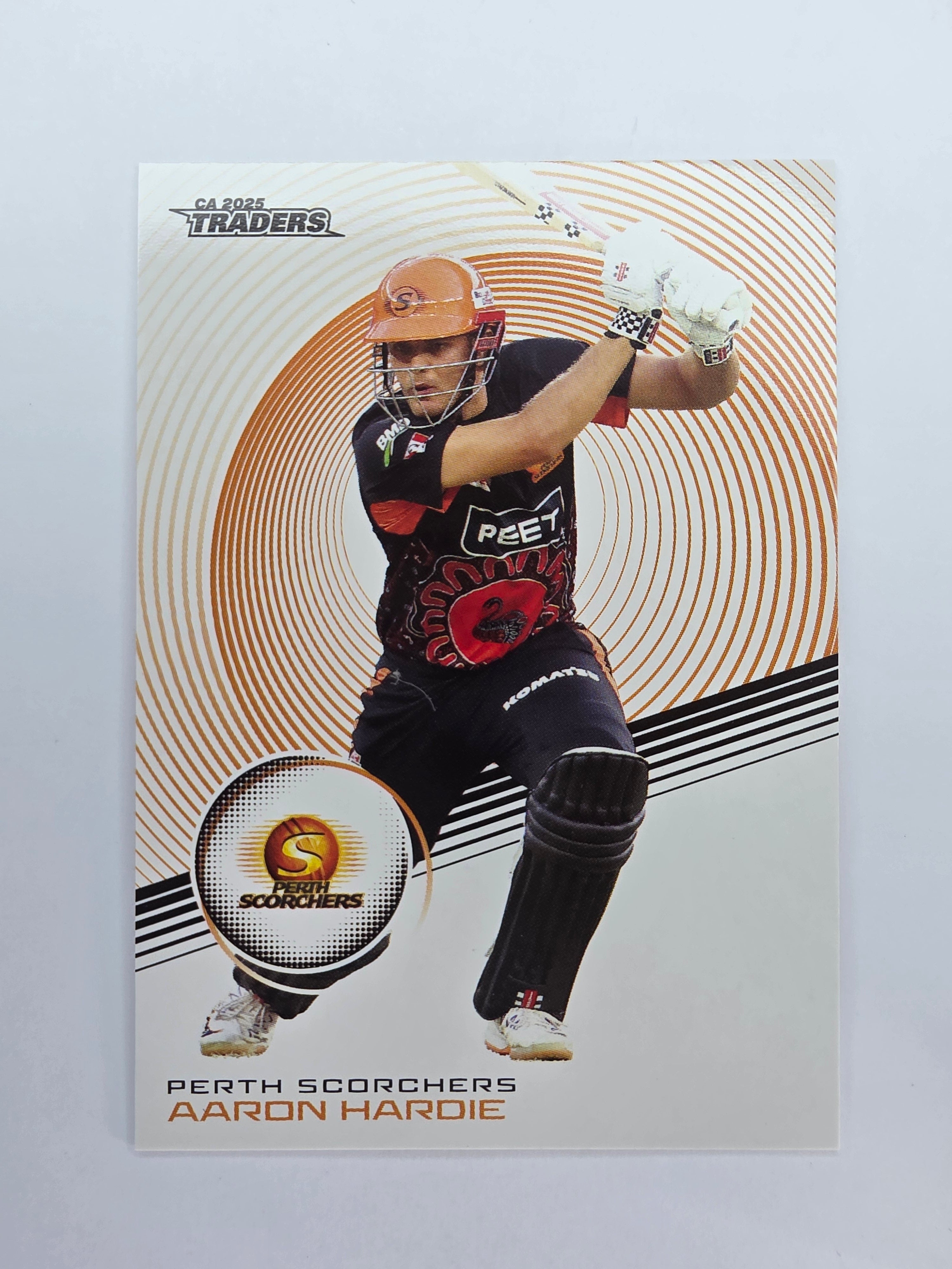 2025/26 Cricket Traders | Base | #117 | Aaron Hardie | Perth Scorcher