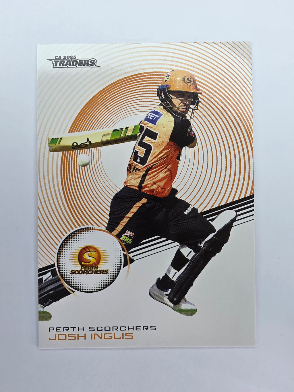2025/26 Cricket Traders | Base | #118 | Josh Inglis | Perth Scorchers