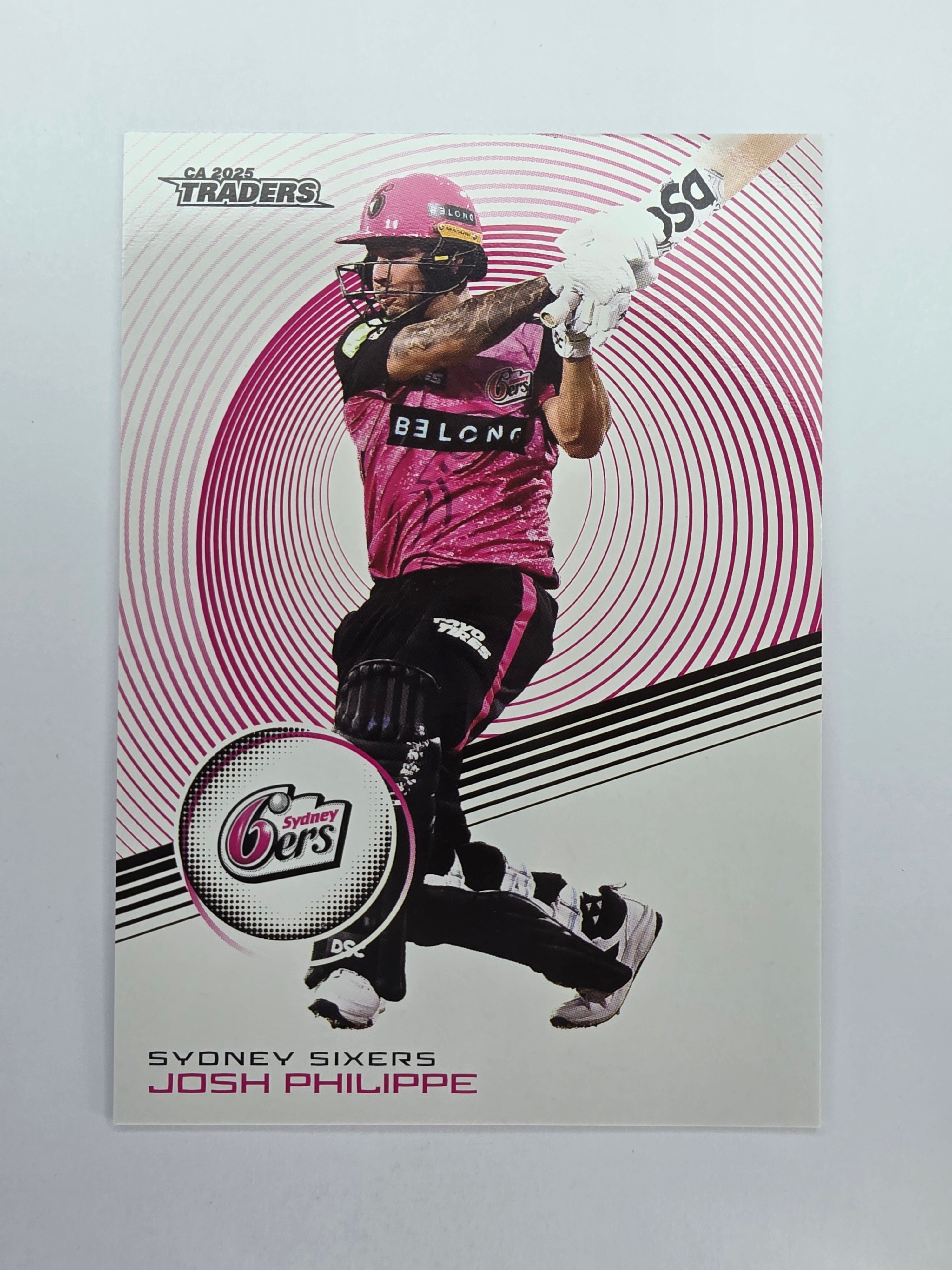 2025/26 Cricket Traders | Base | #131 | Josh Philippe | Sydney Sixers