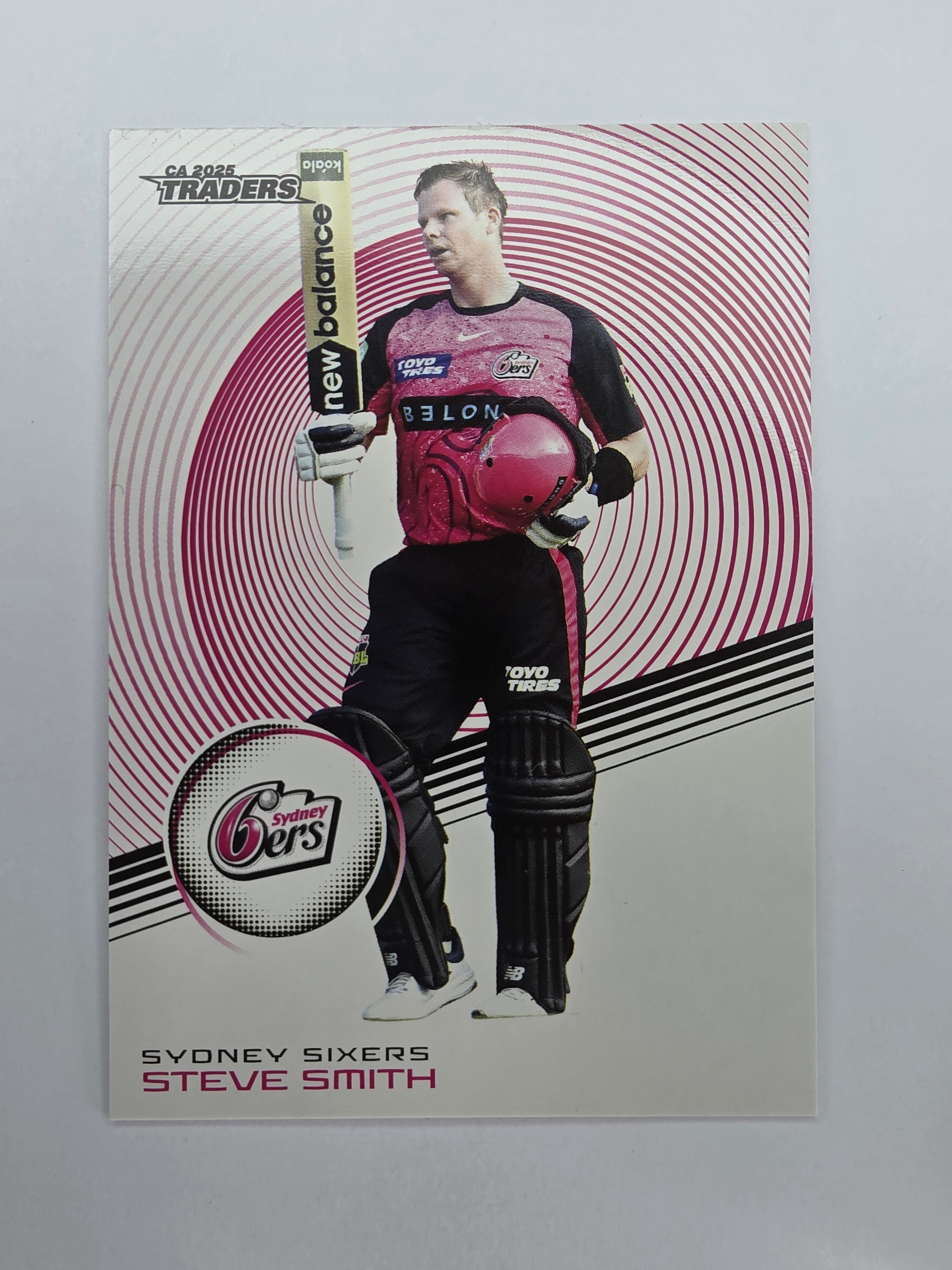 2025/26 Cricket Traders | Base | #133 | Steve Smith | Sydney Sixers
