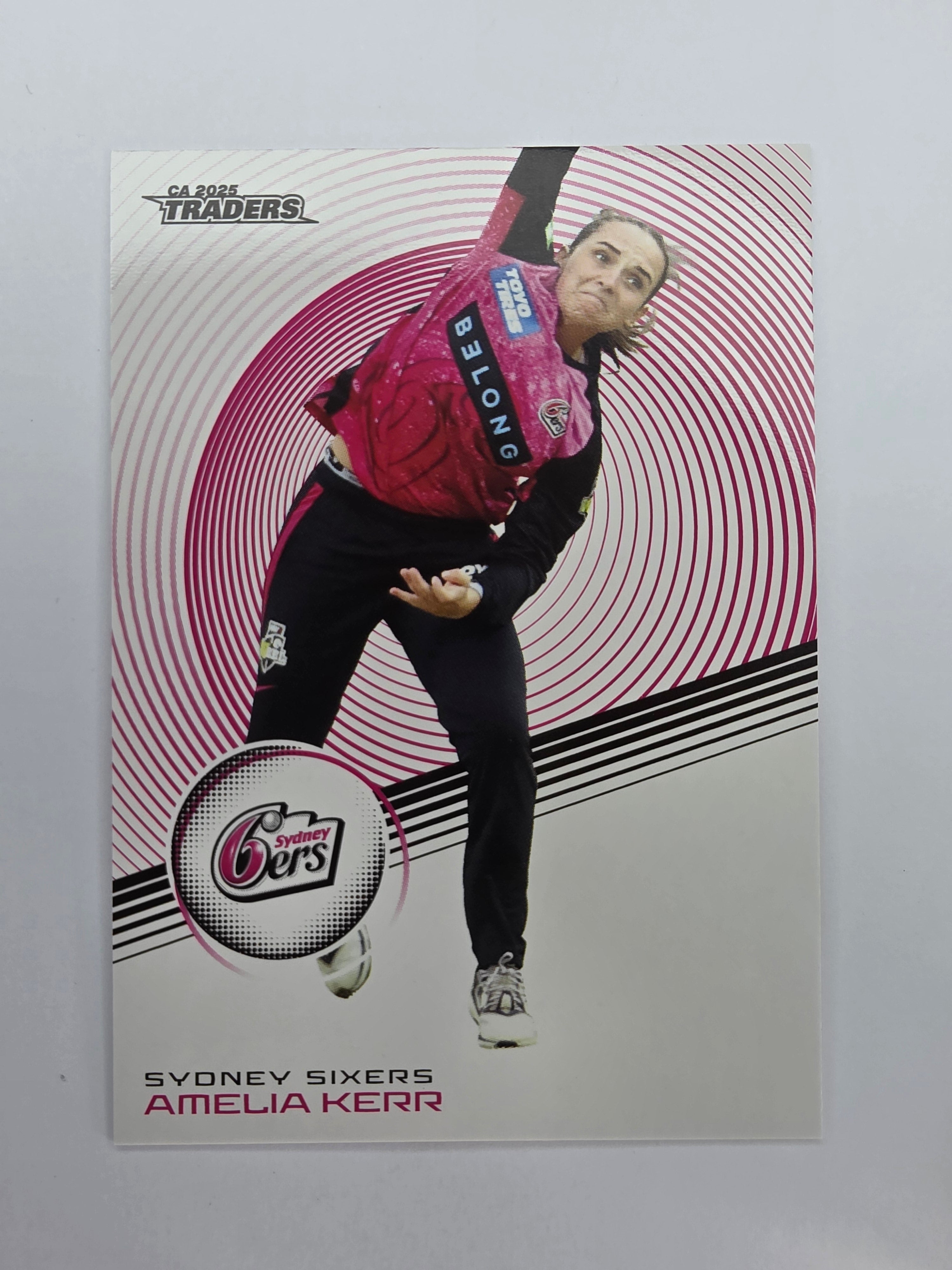 2025/26 Cricket Traders | Base | #138 | Amelia Kerr | Sydney Sixers